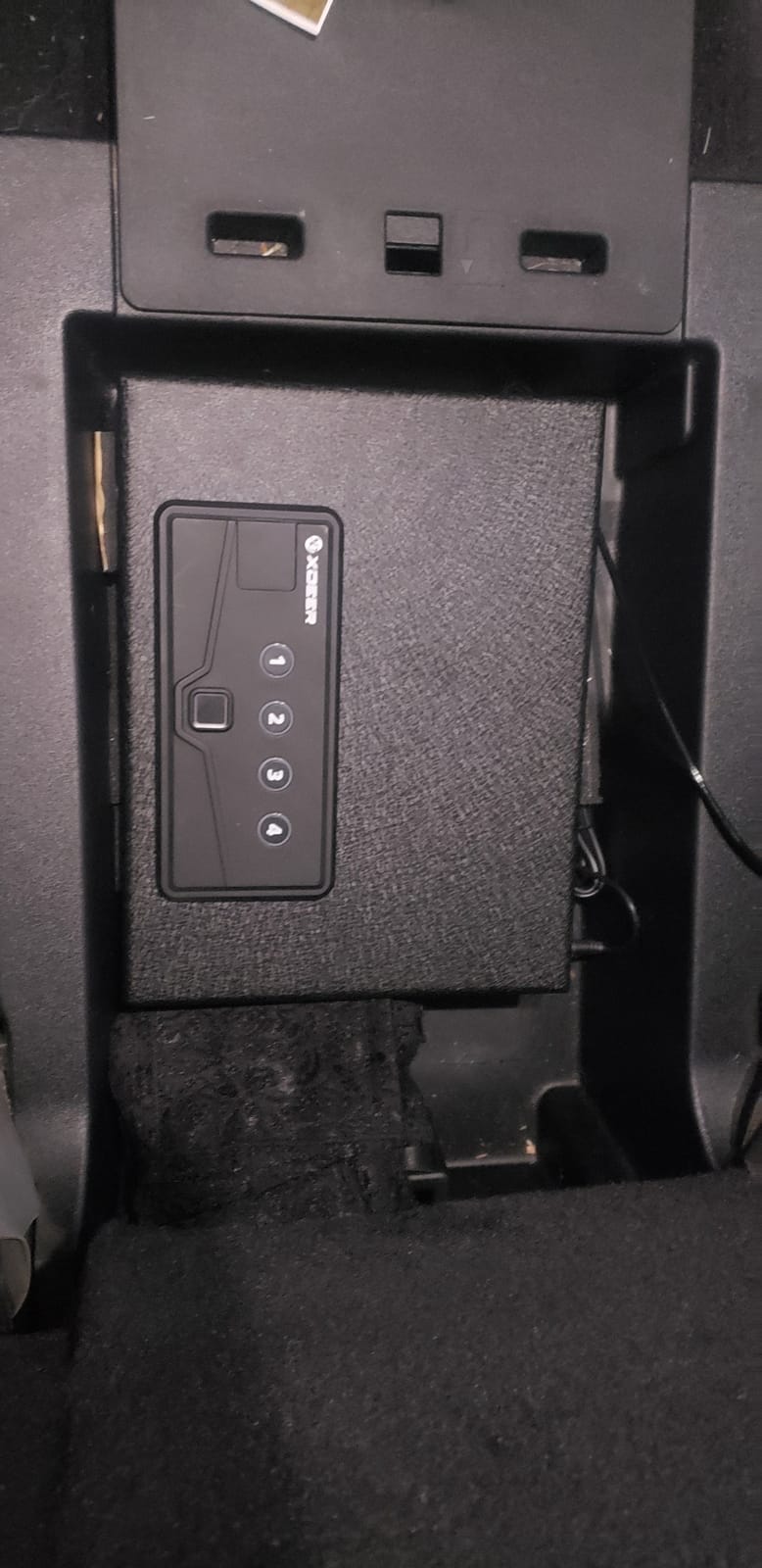XDeer Biometric Gun Safe for Handgun, Slider Bedside Handgun Safe - 0.1s Quick Access Pistol for Nightstand, Bedside, Desk with Fingerprint, PIN Code, Key Access customer photo 2
