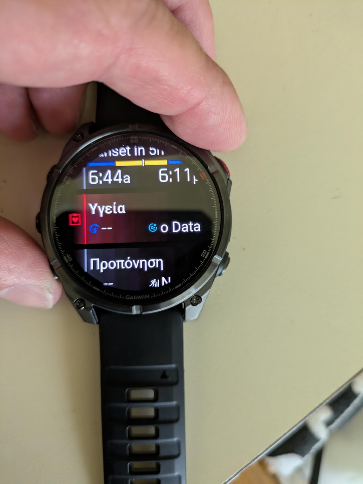 Garmin fēnix 8 Pro, 51mm, Sapphire, DLC Titanium, Black/Pebble Gray | Premium Multisport Smartwatch, inReach Technology, AMOLED Display, Built-In Flashlight, Dive-Rated, Built-In Speakers & Mic customer photo 1