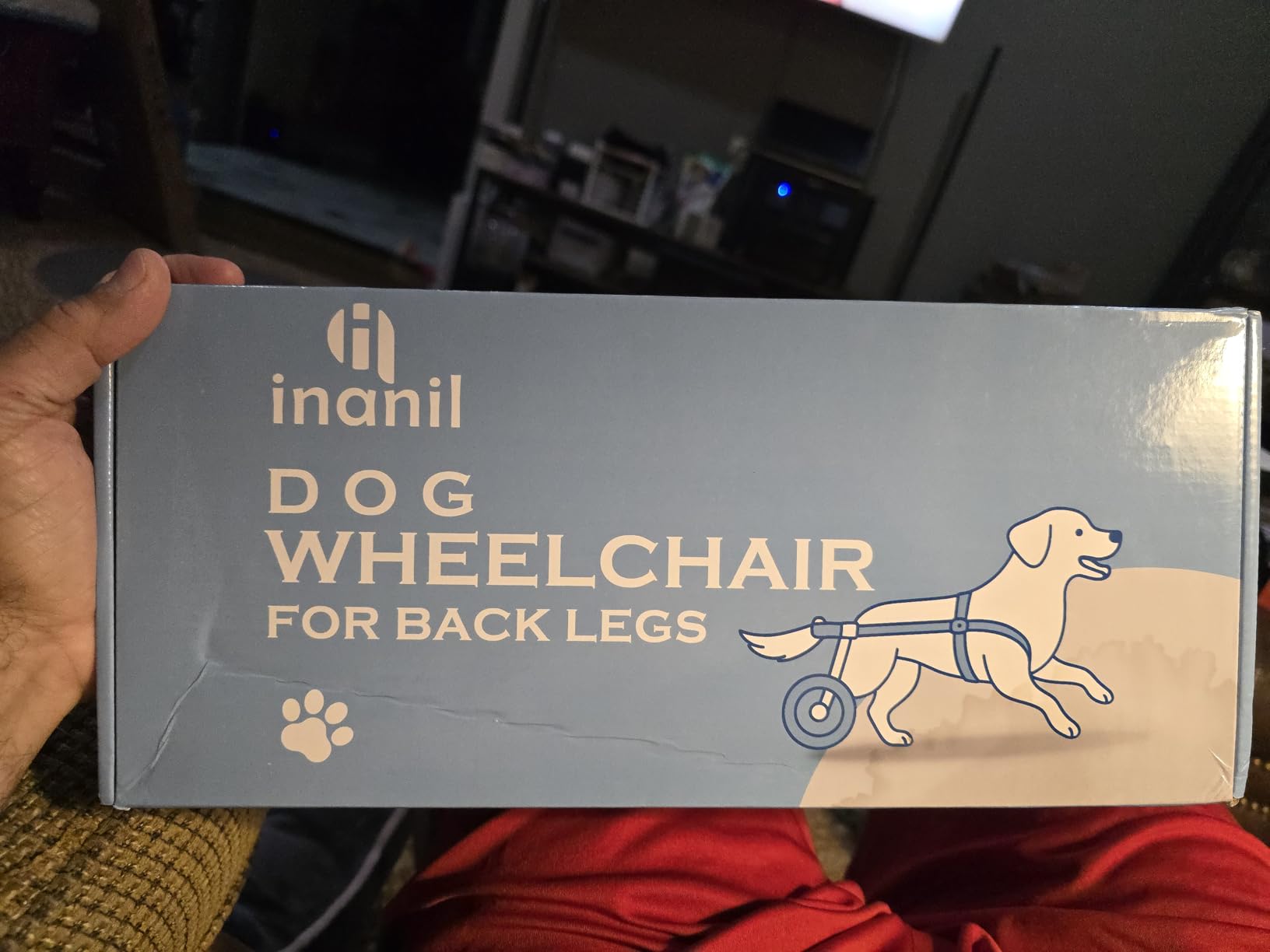 Dog Wheelchair for Back Legs, Adjustable Height/Length/Width, Sturdy Wheelchair with All-Terrain Shock-Absorbing Wheels, Mobility Support for Injured or Disabled Small & Medium Dogs & Cats customer photo 2