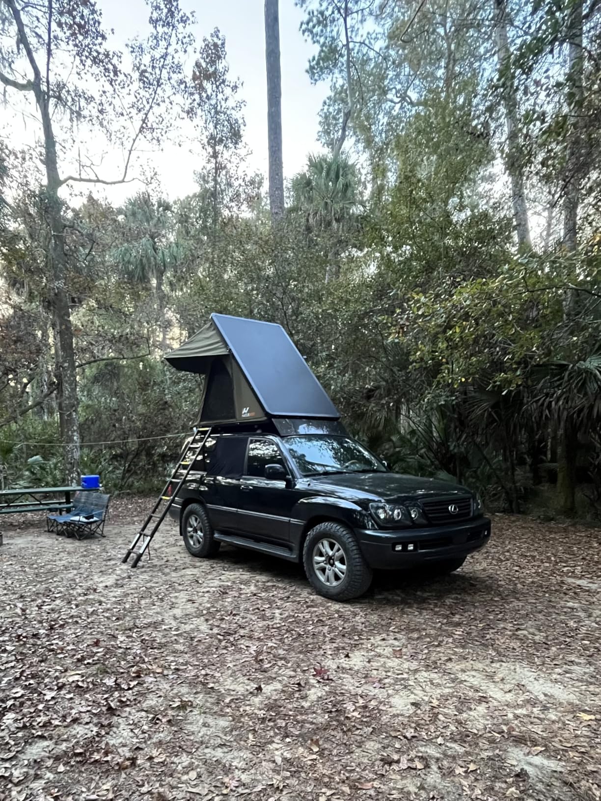 Naturnest Ultra Light Slim Rooftop Tent Hard Shell, Pop Up Tent with Self-Inflating Mattress for 2 Person Camping, Waterproof 4 Season Tents for Truck, SUV, Jeeps customer photo 2