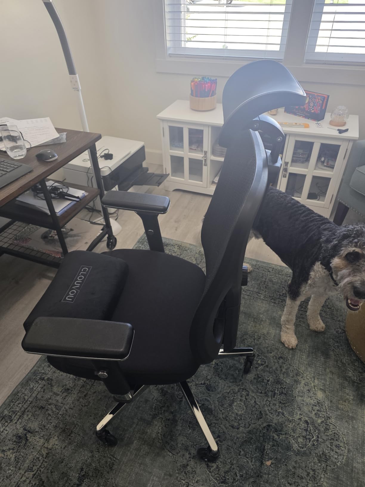 Ergonomic Office Chair Comfy [#1 in Tests] | Ergonomic Chair with Breathable Mesh Back | Computer Chair with wheels | Home Office Desk Chair with Headrest customer photo 1