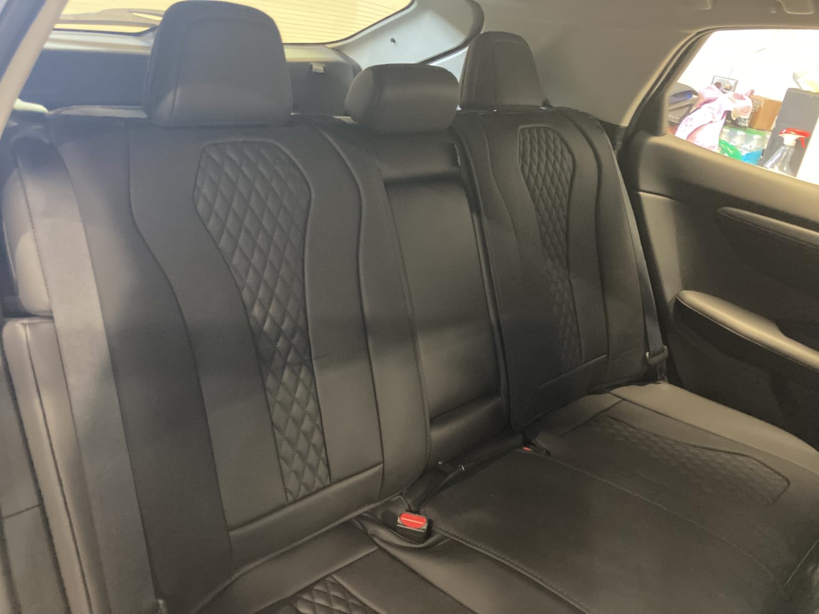 Coverado Car Seat Covers, Seat Covers Full Set, Coffee Car Seat Cover, Auto Seat Covers Front Seats Rear Seat Cover, Luxury Car Seat Cushion, Leather Seat Cover Seat Protector Universal Fit Most Cars customer photo 2