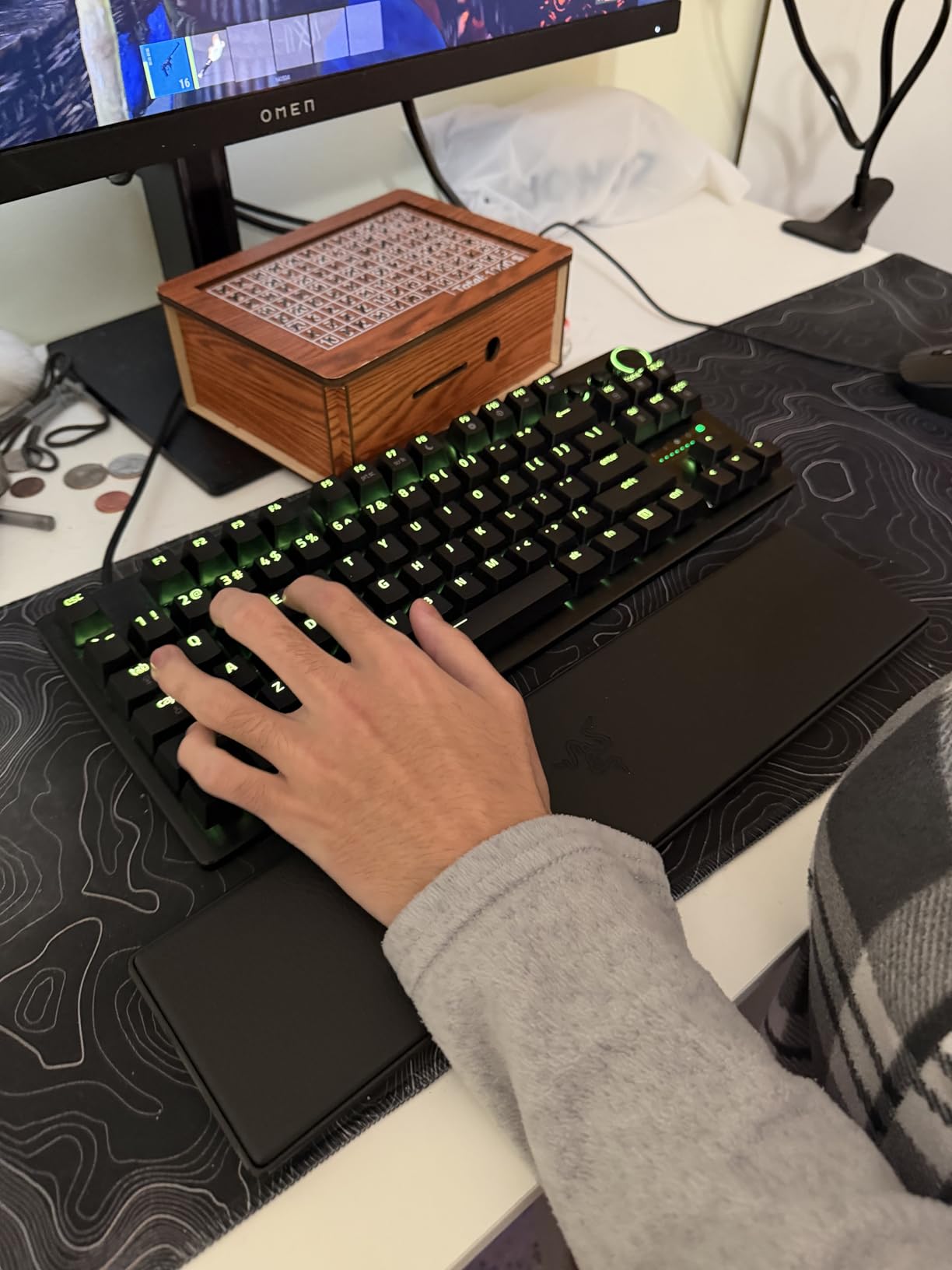 Razer Huntsman V3 Pro 8KHz Esports Gaming Keyboard, Analog Optical, Black | Gen-2 Analog Optical Switches, Rapid Trigger, Adjustable Actuation, Media Controls, PBT Keycaps customer photo 2