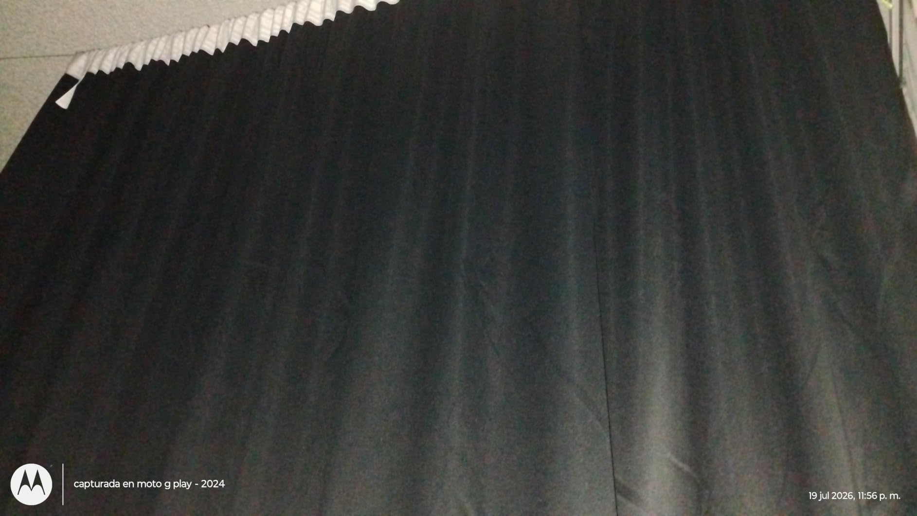 RYB HOME Total Blackout Curtain 180 inches Wide for Bedroom Office Theater | Drape for Living Room, Big Window, Sliding Door, Room Partition Divider, Thermal Insulated, Black, W180 x L96, 1 Panel customer photo 1