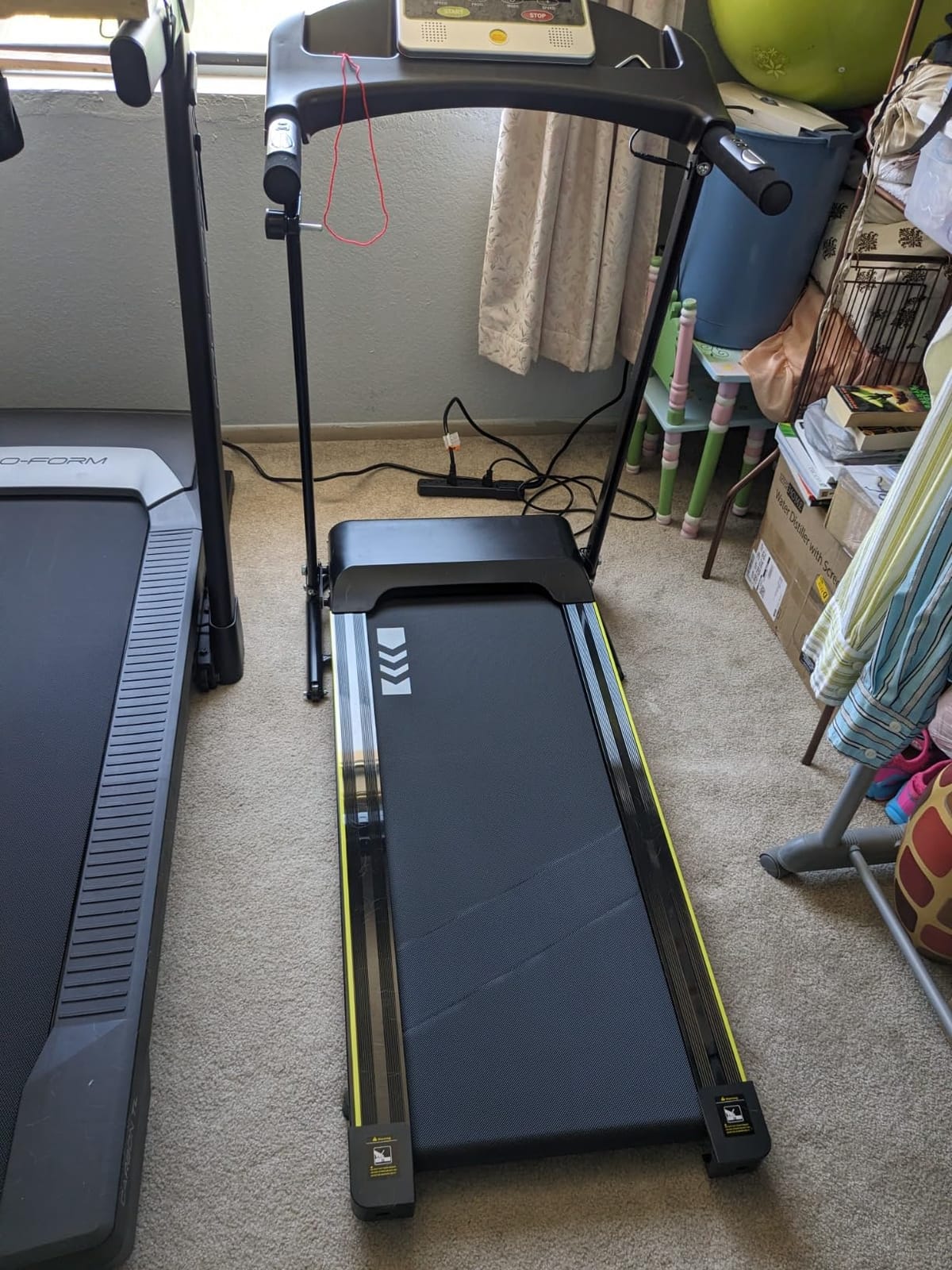 Redliro Treadmill for Seniors with Long Handrails - Foldable Walking Treadmill for Home Small, 300 lbs Capacity, 0-2% Incline, Auto Lube, Mute & Quick Speed Button, Elder Recovery, Cup & Phone Holder customer photo 2