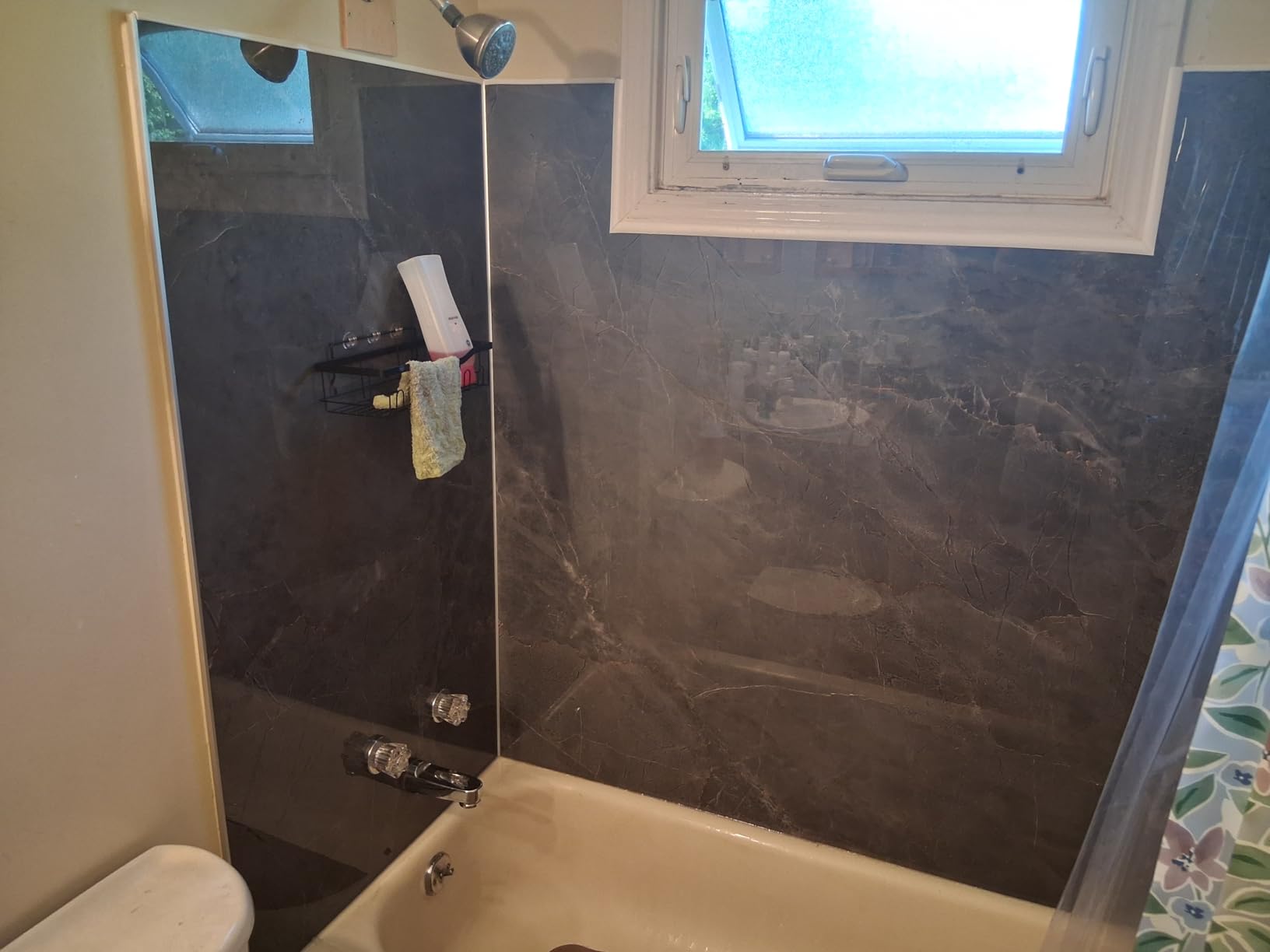 Shower Surround Kits - Waterproof Wall Panels - 60''x35.5''x78'' Glacier | Easy to Install Over Any Surface, Waterproof Wall Panels, Glossy Finish, Seamless Pattern, Leakproof Design customer photo 2