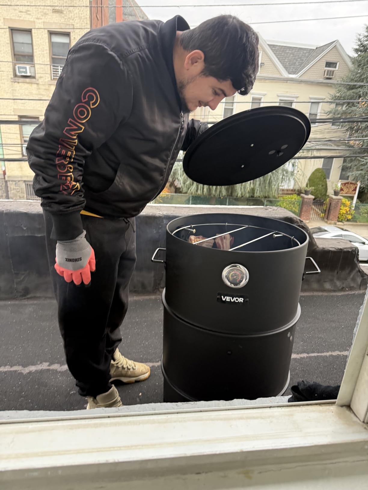 VEVOR Charcoal Smoker Grill, 18.5