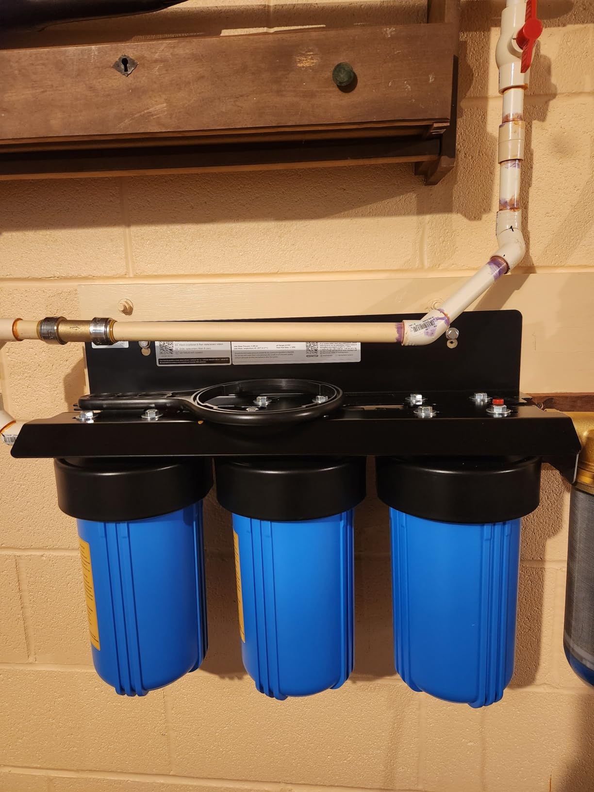 iSpring Iron, Manganese, H2S Whole House Water Filter System | Also Reduces Lead, Mercury, Chlorine, Sediments, 1-Inch Inlet/Outlet, Up to 12 Months or 50K Gallons, Model: WGB31B-MKS customer photo 1
