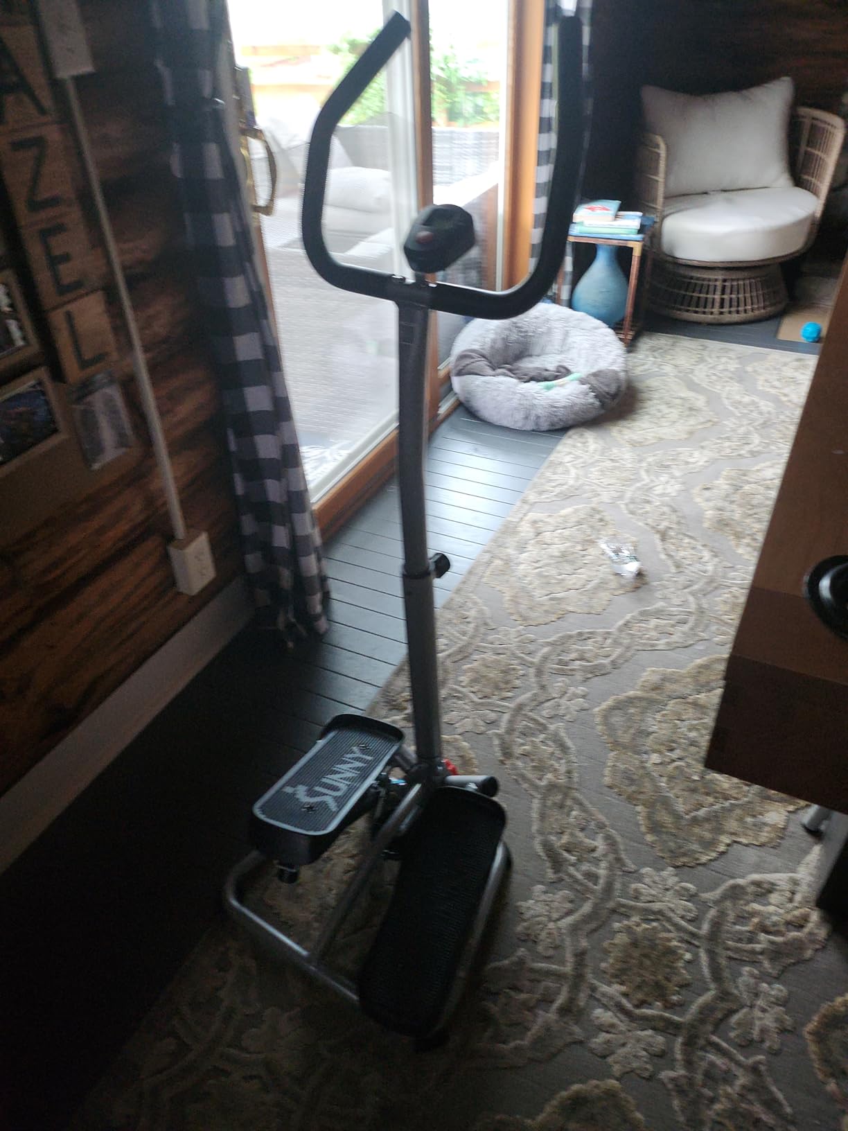 Sunny Health & Fitness Climbing Stair Stepper for Home Gym | SunnyFit App Connection, Long Stride Length, Home Gym Exercise, Compact Foldable, Leg and Glute Training customer photo 1