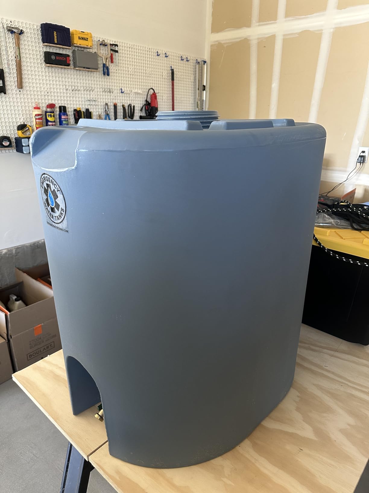 55 Gallon Stackable Emergency Water Storage Tank - Food Grade BPA-Free Water Container for Long-Term Home Preparedness customer photo 2