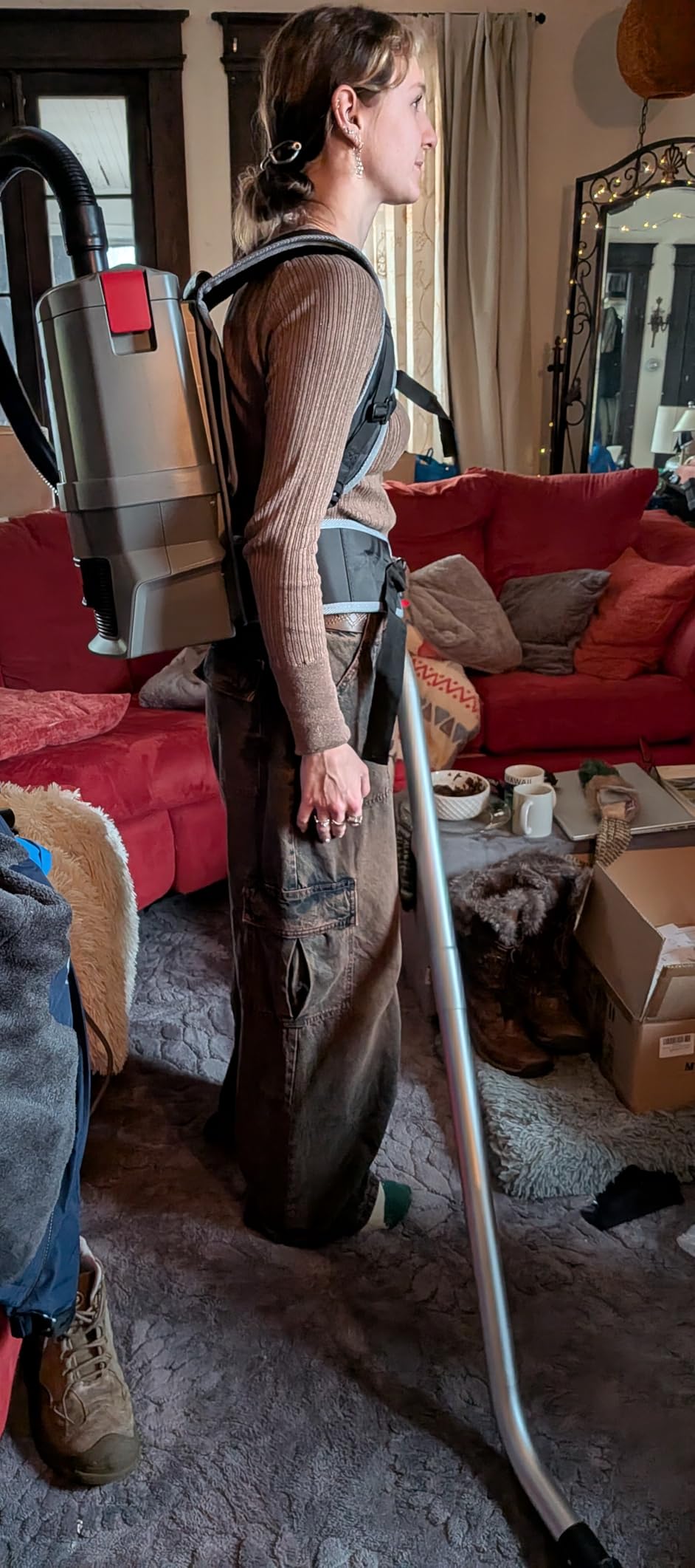 Sanitaire Transport Corded Backpack Vacuum, SC570A customer photo 1
