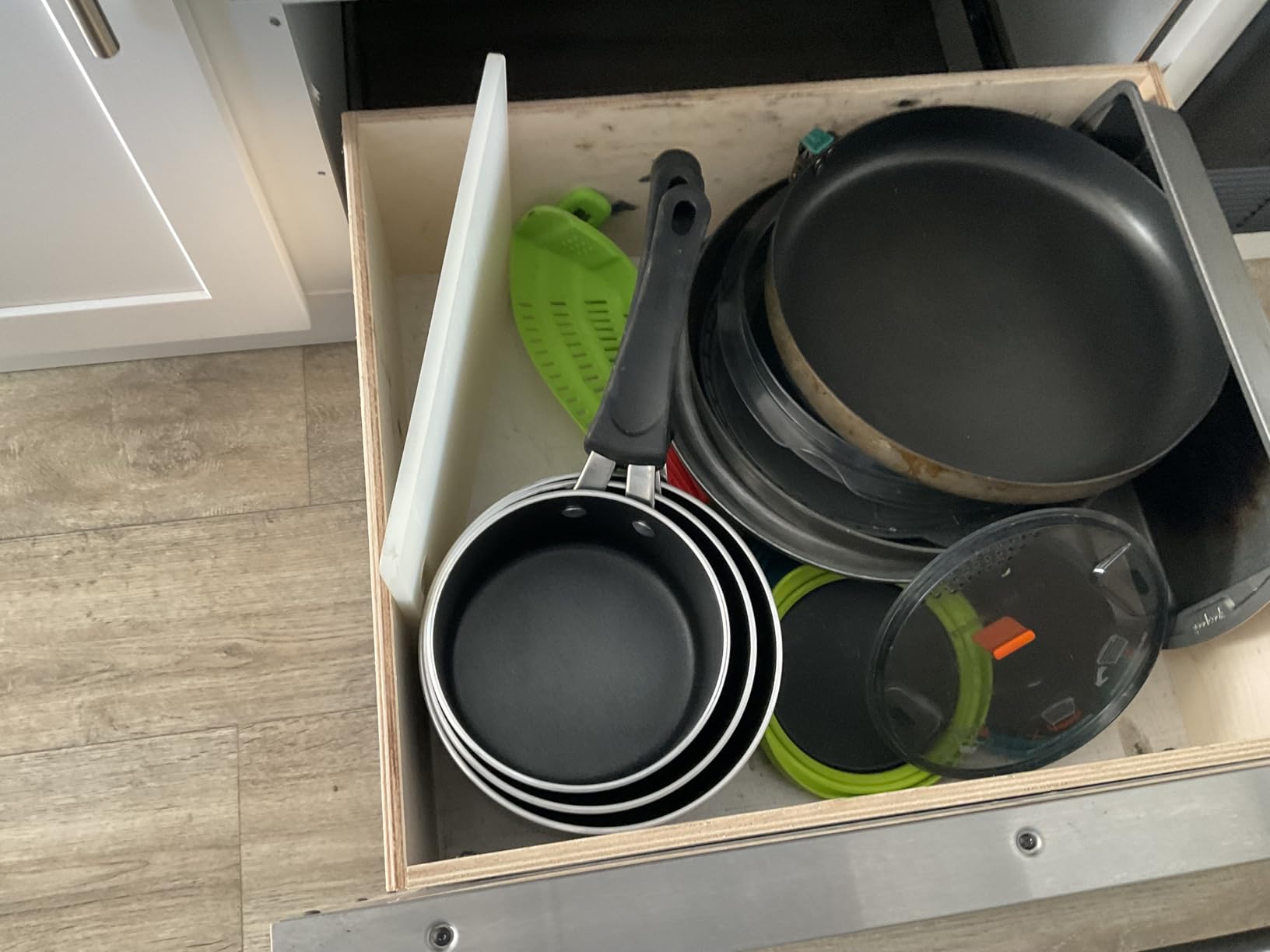 Tramontina Ceramic Non Stick 11-Piece Nesting Pots and Pans Set - Dark Gray | Stackable Kitchen Cookware Set with Lids, Dishwasher and Oven Safe customer photo 2
