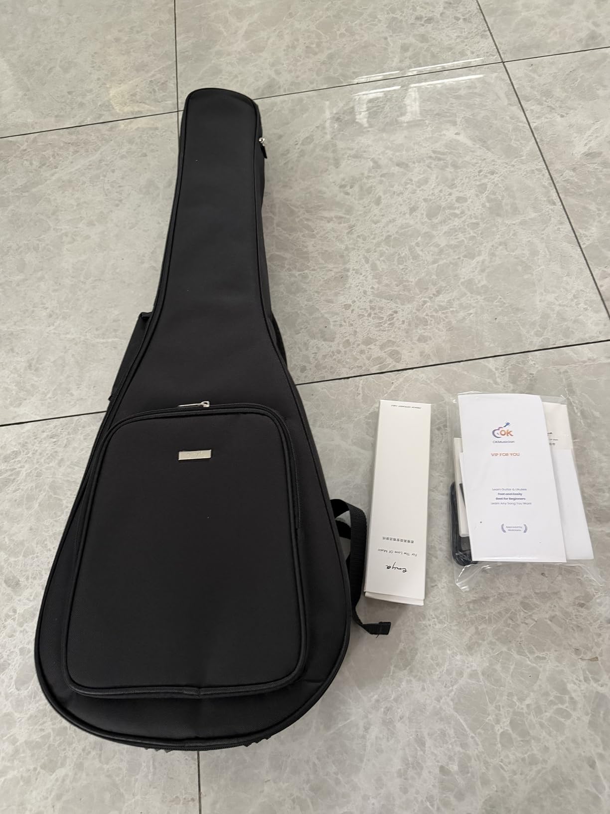 Enya NOVA GO SP1 Carbon Fiber 35-Inch Smart Acoustic-Electric Travel Guitar | AcousticPlus Technology, Built-In Effects, USB Recording, Built-In Bluetooth Speaker, Beginner Kit with Gig Bag Included customer photo 2