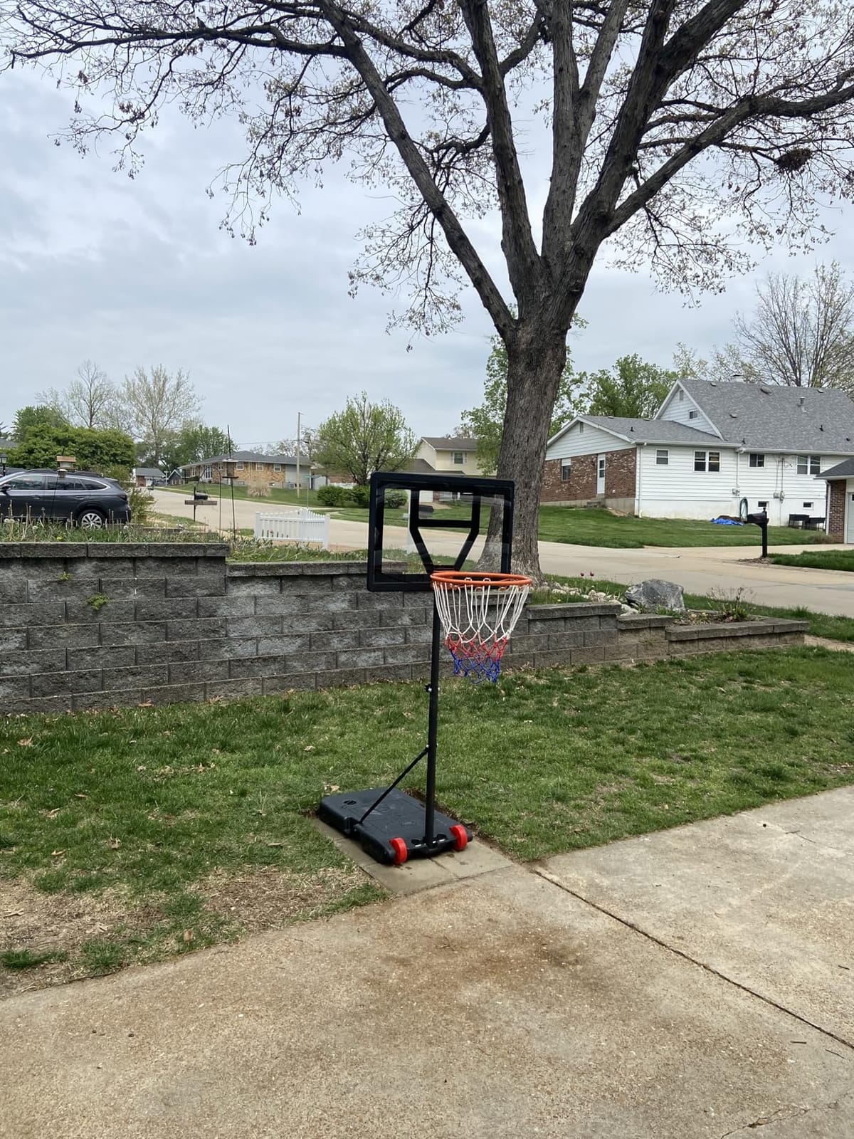 Yohood Kids Basketball Hoop Outdoor Height Adjustable 3-7 FT, Portable Basketball Goal System for Kids Youth Teens in Backyard/Driveway/Indoor, Shatterproof Backboard and Stable Base customer photo 2