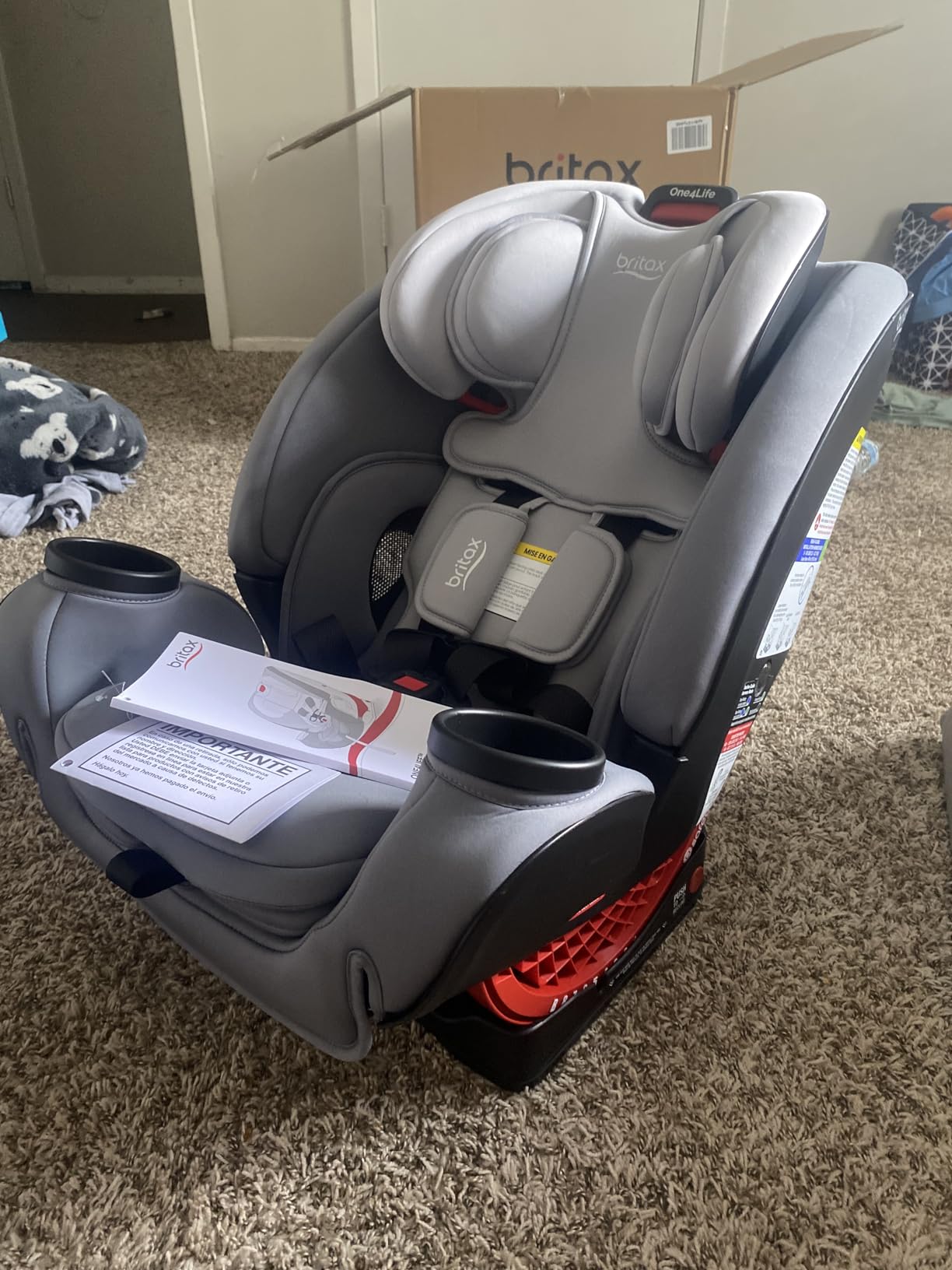 Britax One4Life All in One Car Seat, Up to 10 Years of Use - Teak | Rear & Forward Facing and Booster Mode; Extended Rear-Facing; Easy Installation With ClickTight, Breathable SafeWash Fabrics customer photo 1