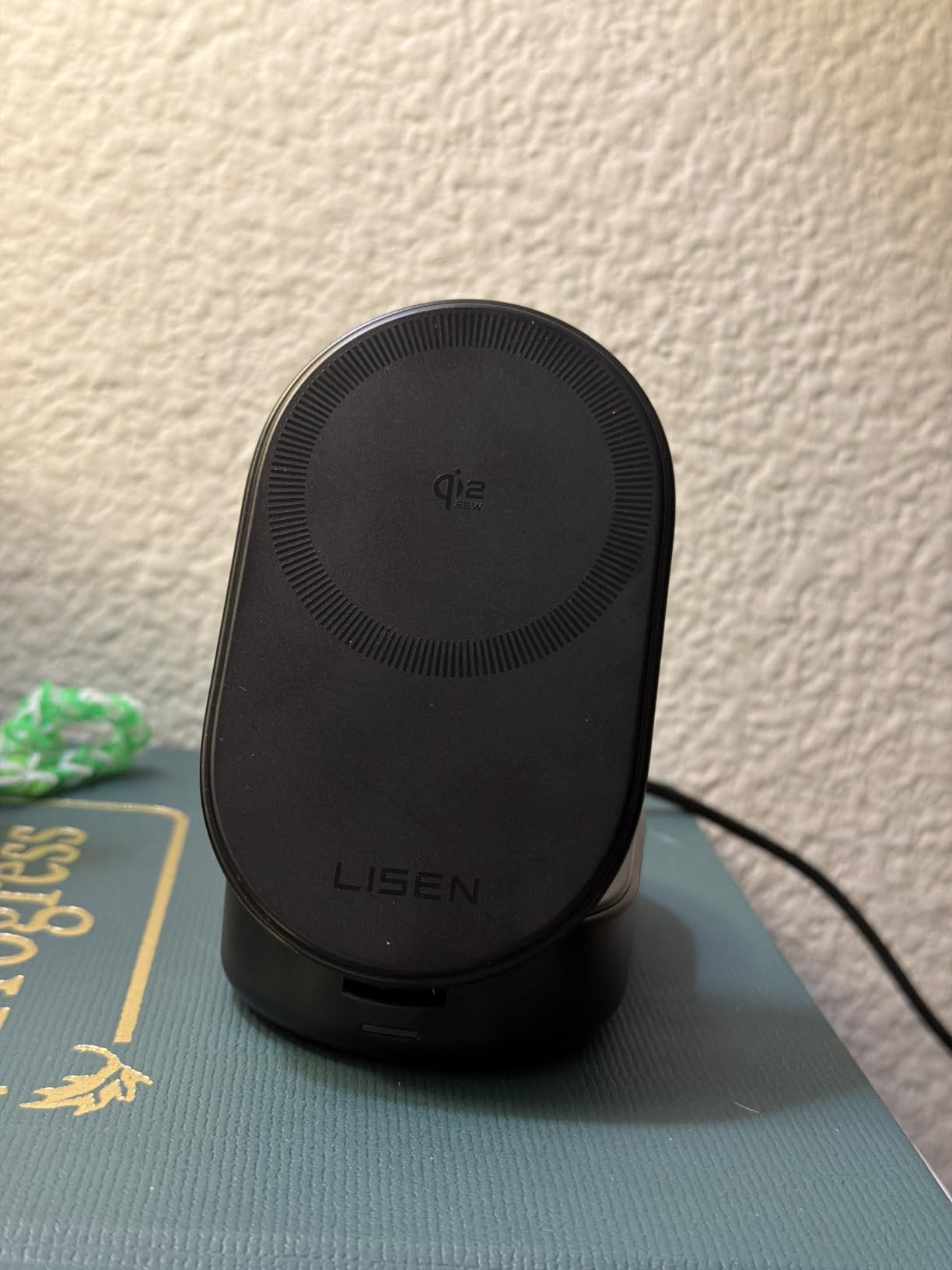 LISEN [Ultra-Fast 25W] 3-in-1 Charging Station for Apple, Qi2.2 25W Foldable Wireless MagSafe Charger Stand for iPhone 17/16/15/14/13 Pro Max, Apple Watch & AirPods, Travel Portable with 45W Adapter customer photo 1