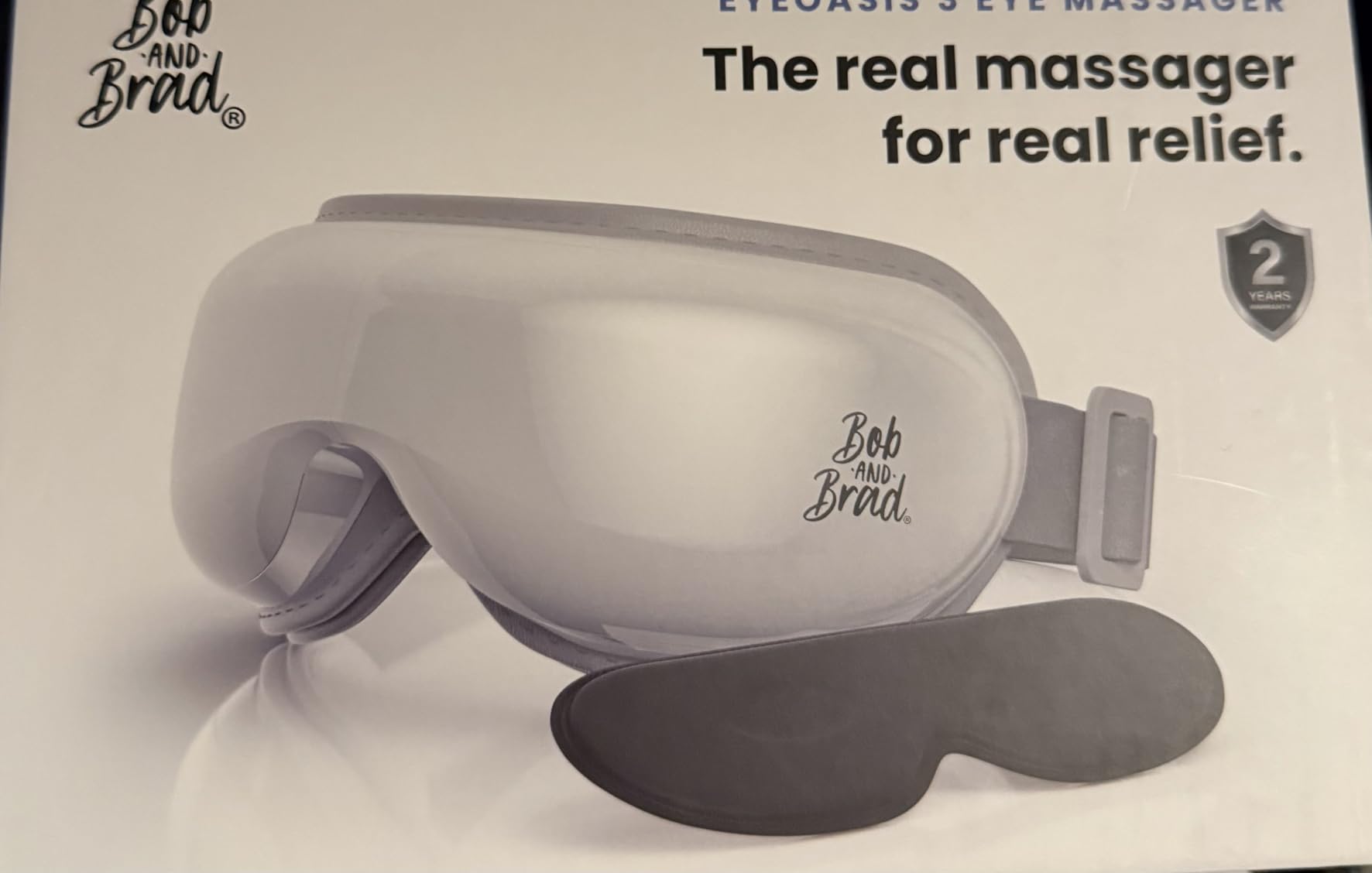 BOB AND BRAD Eye Massager with Heat and Cooling, FSA-HSA Eligible, Heated Eye Massager Mask for Dry Eyes, Migraines, Headaches Relief, Reduce Strain, Improve Sleeping, Birthday Gift for Women Men customer photo 2