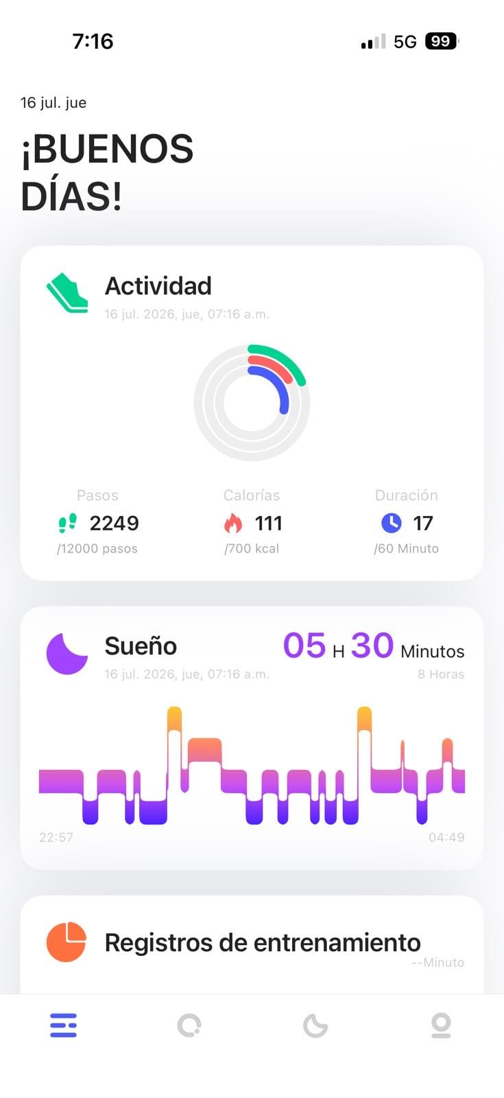 Smart Ring Health Tracker, Sleep/Exercise Monitoring, iOS/Android, IP68 Waterproof, No Subscription, 5-Day Battery for Women & Men (Silver, 8) customer photo 2