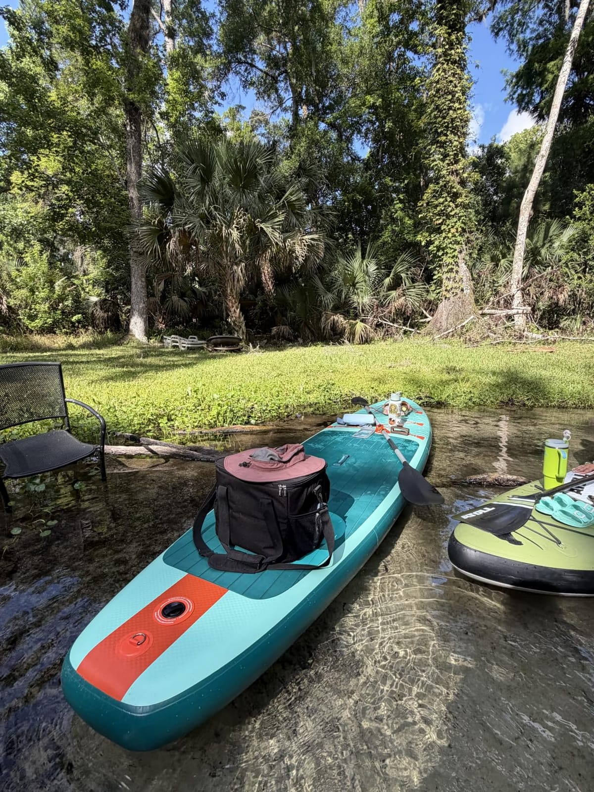Retrospec Weekender Inflatable Stand Up Paddle Board Includes Paddle, Pump, and Accessories 10'6