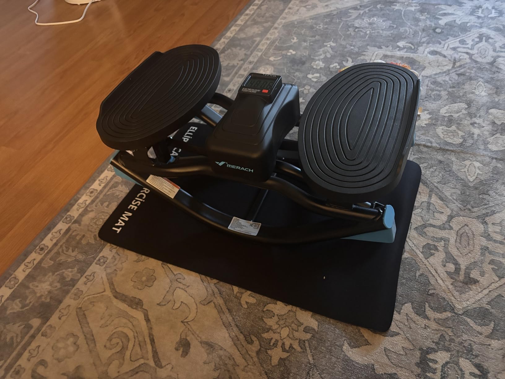 Merach Rocking Steppers for Exercise at Home, 3D Motion Stair Stepper with Resistance Bands for Full Body Workout & Low-Impact Balance Board, 330 LBS Loading Capacity Exercise Equipment customer photo 2