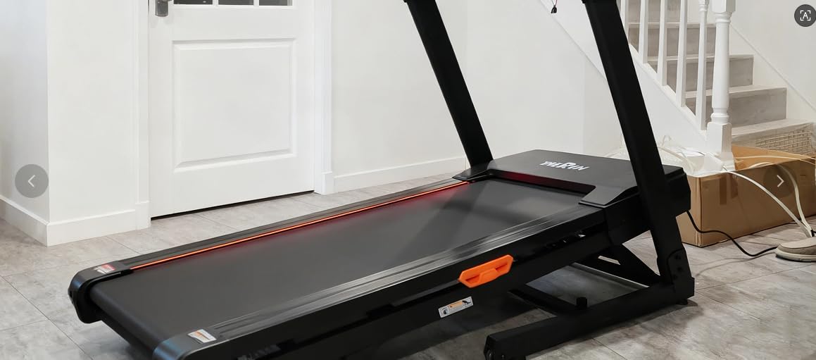 THERUN 20% Auto Incline Treadmill, 12 MPH and 3.5 HP Motor, 55