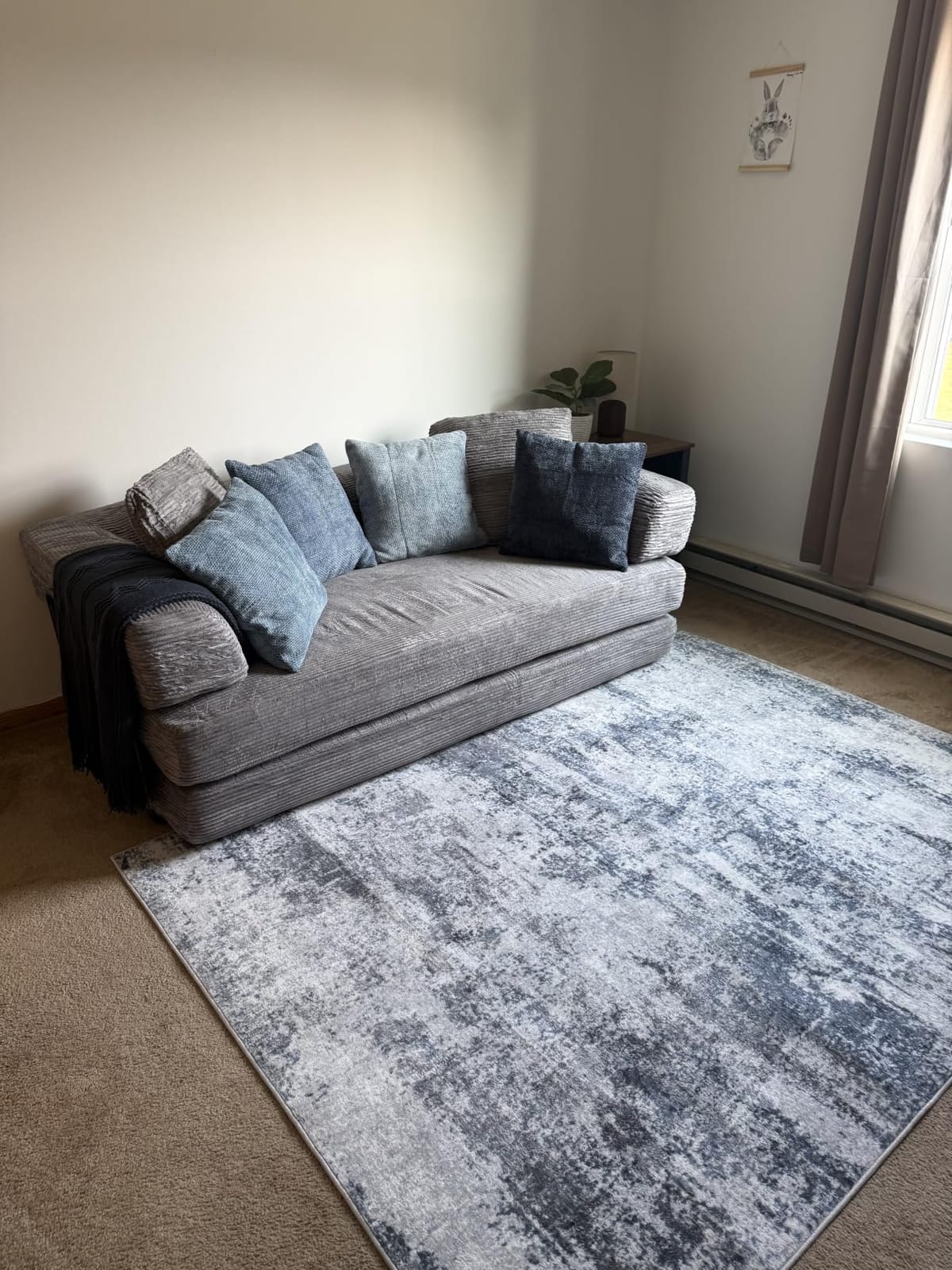 Cloud Boneless Convertible Floor Sofa Bed, 70