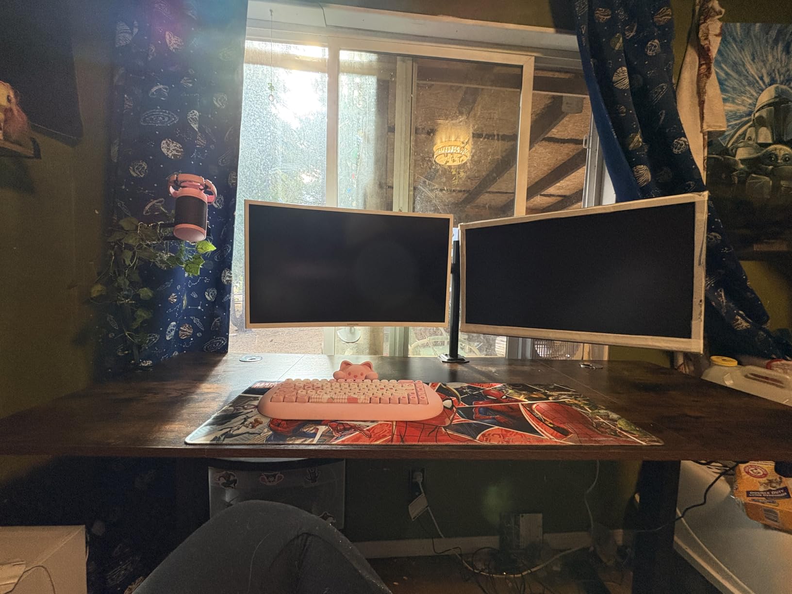 SIAGO Black 60x28 in Standing Desk, 1 Inch Thick Tabletop, Double Frame | Electric, Holds 220lbs, Sit Stand, 3 Memory Height Adjustment, Extra Deep Table Top customer photo 1