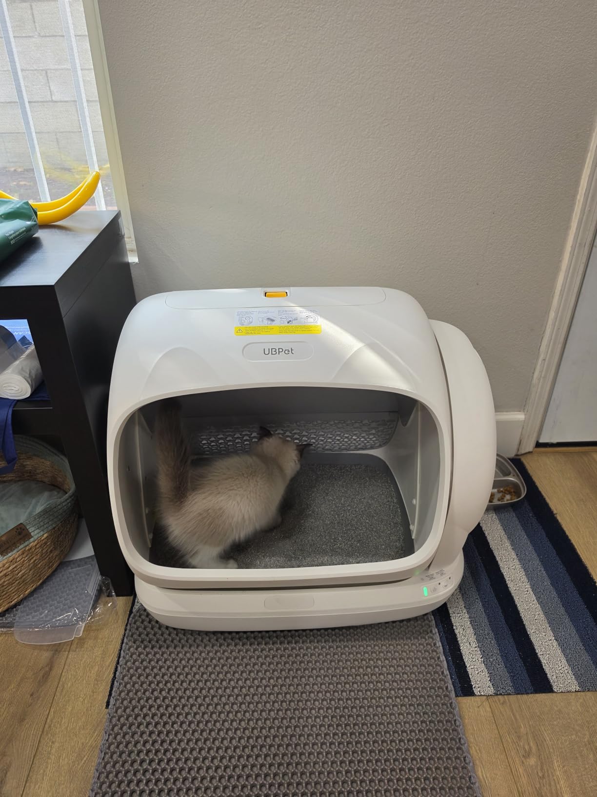 UBPET Self Cleaning Cat Litter Box, XXXL Automatic Litter Box for Multiple Cats, Weight Sensors Safety Protection, Smart APP Control, Odor Control, Works with Clumping/Bentonite Litter (XX-Large) customer photo 2