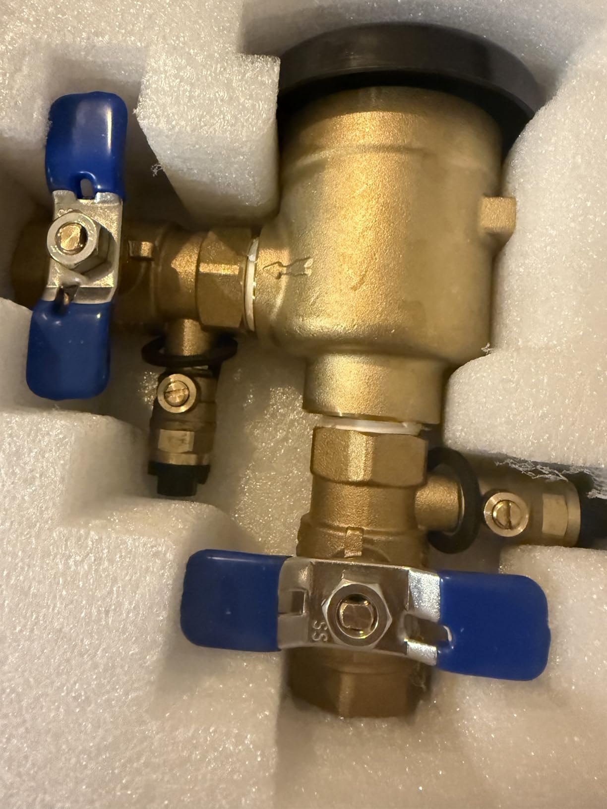 1 Inch Backflow Preventer, Pressure Vacuum Breaker Assembly, Heavy Duty Brass Sprinkler Backflow Valve for Lawn Irrigation System, Garden Water Line, Outdoor Anti-Siphon Protection, Max 400 PSI customer photo 1
