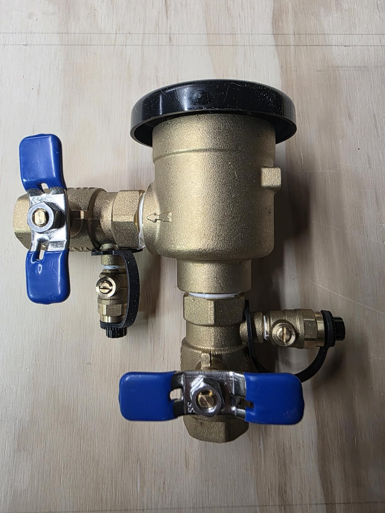 1 Inch Backflow Preventer, Pressure Vacuum Breaker Assembly, Heavy Duty Brass Sprinkler Backflow Valve for Lawn Irrigation System, Garden Water Line, Outdoor Anti-Siphon Protection, Max 400 PSI customer photo 2