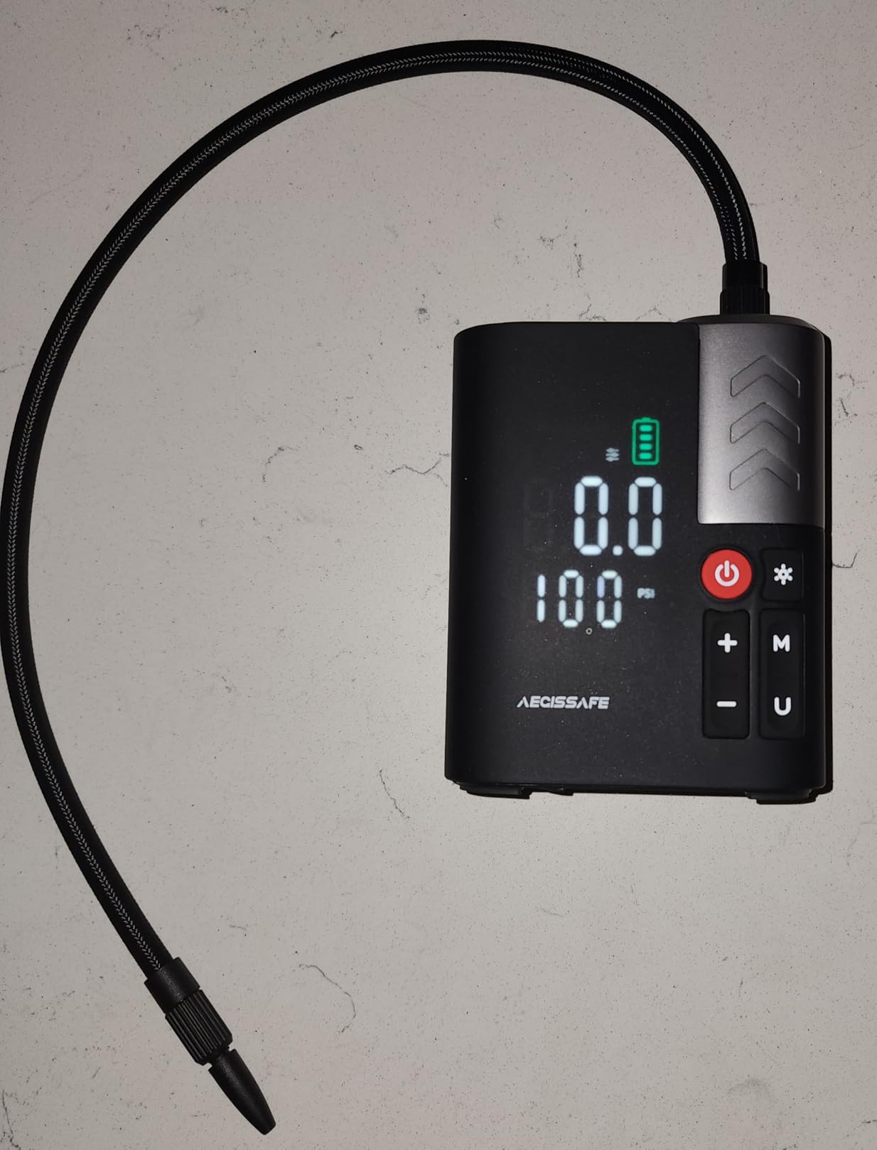 Tire Inflator Portable Air Compressor, SuperBars 7X Faster Air Pump with APP, 160PSI 48LPM Electric Tire Pump with 10400mAh Battery, 45W Faster Charging, Tire Inflator for Car SUV Pickup RV MPV Truck customer photo 1