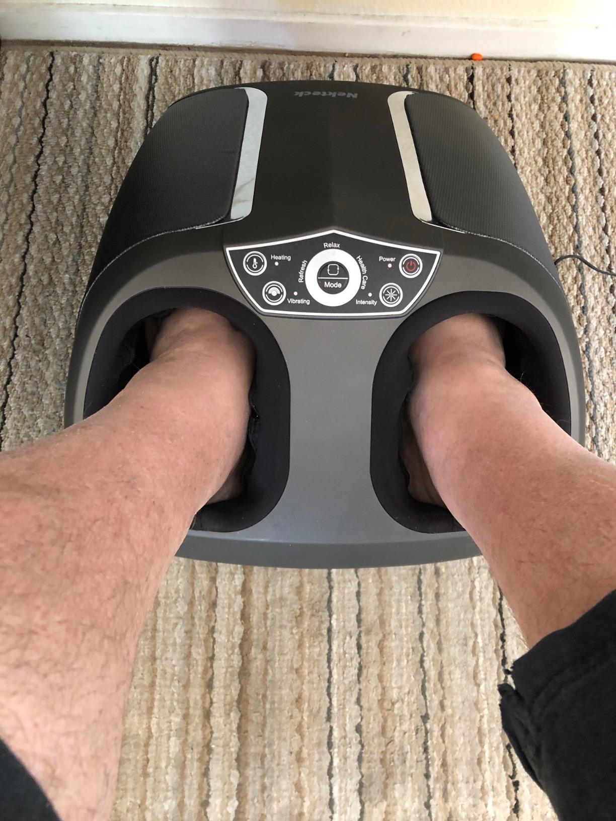 Nekteck Foot Massager with Heat [2026 Upgraded] for Circulation Neuropathy | Electric Shiatsu Foot Massage Machine for Plantar Fasciitis, 3 Intensity Levels, FSA Eligible Gifts for Men & Women customer photo 1