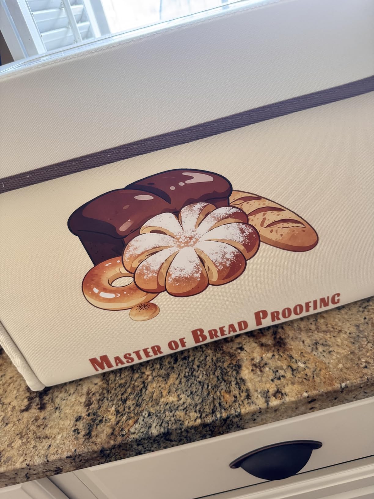 Electric Bread Proofing Box, 3-Sided Heating Dough Proofer, Foldable | 68-131°F Temp Control, 99H Timer, Metal Rack & Water Tray, Foldable Storage, Large Capacity for Sourdough, Pizza & Yogurt customer photo 1