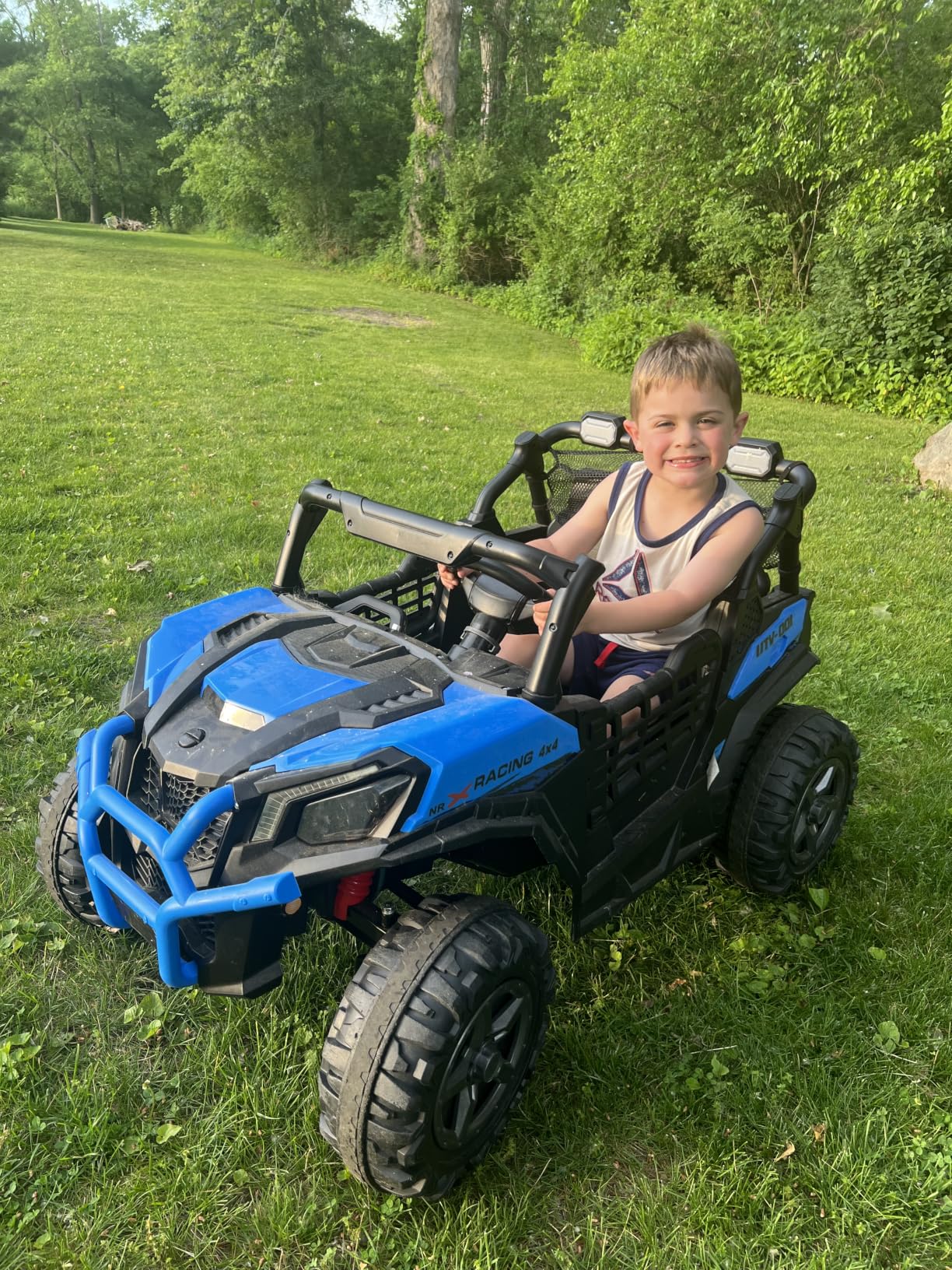 JOYRACER 24V Ride on Car for Big Kids, 4x4 Off-Road UTV w/800W Powerful Motors, Remote Control, 5 Mph Max Speed, Bluetooth, MP3, Lights, 20