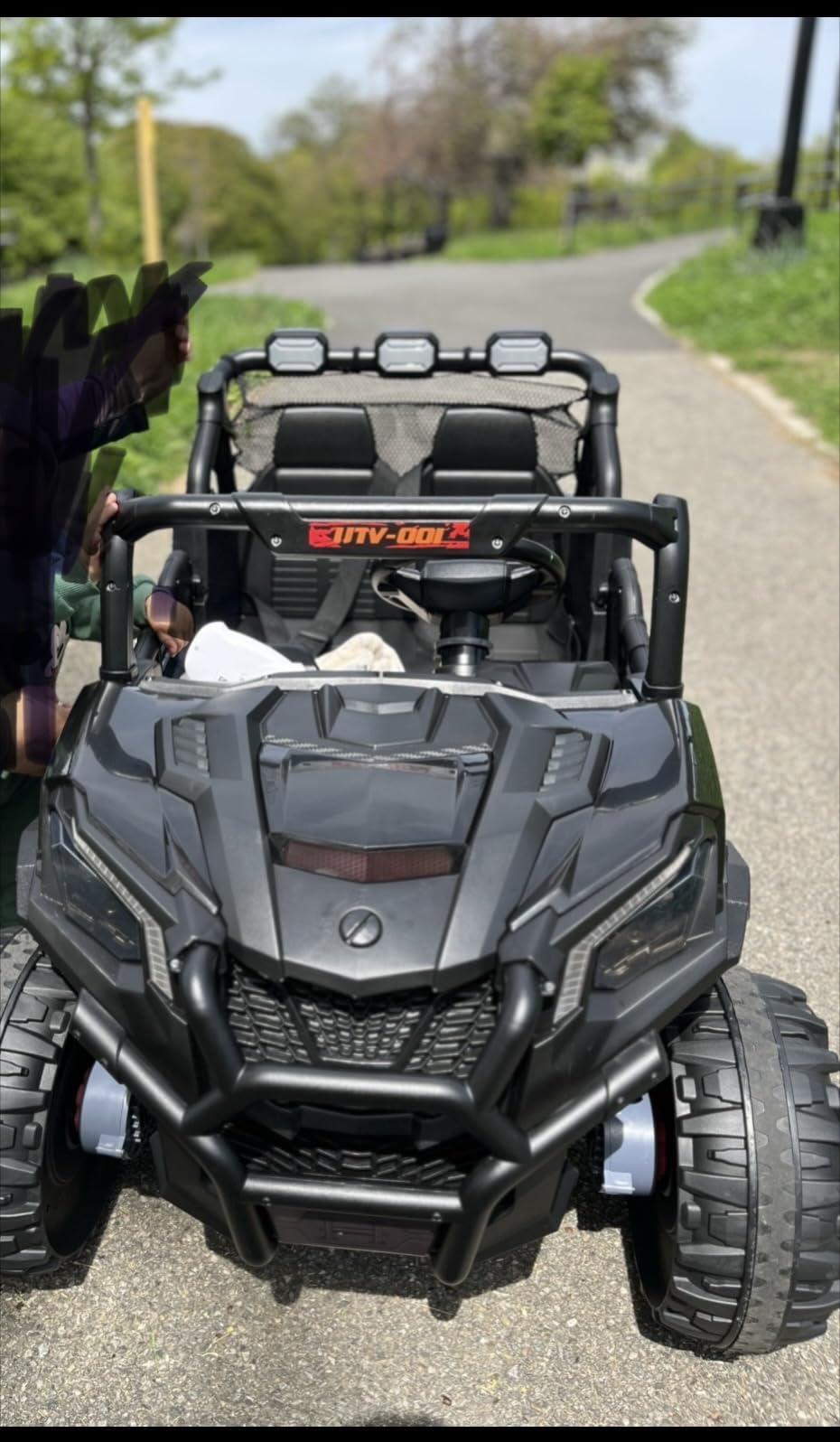 JOYRACER 24V Ride on Car for Big Kids, 4x4 Off-Road UTV w/800W Powerful Motors, Remote Control, 5 Mph Max Speed, Bluetooth, MP3, Lights, 20