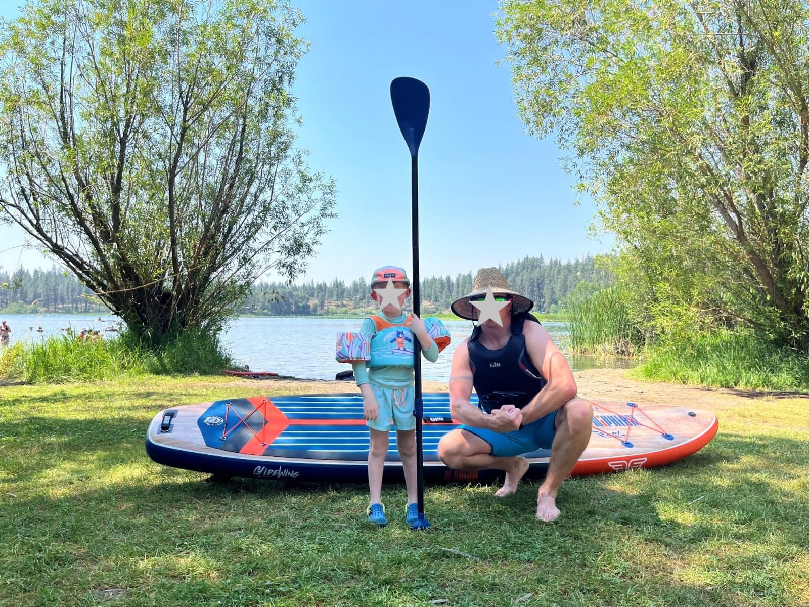 Niphean (Extra Large) Inflatable Paddle Board, SUP for 2+1 People/Family | 500lbs Capacity Paddle Boards for Adults with Complete SUP Accessories, StabilTrac Fin Non-Slip Paddleboard, Gift Ideas customer photo 2
