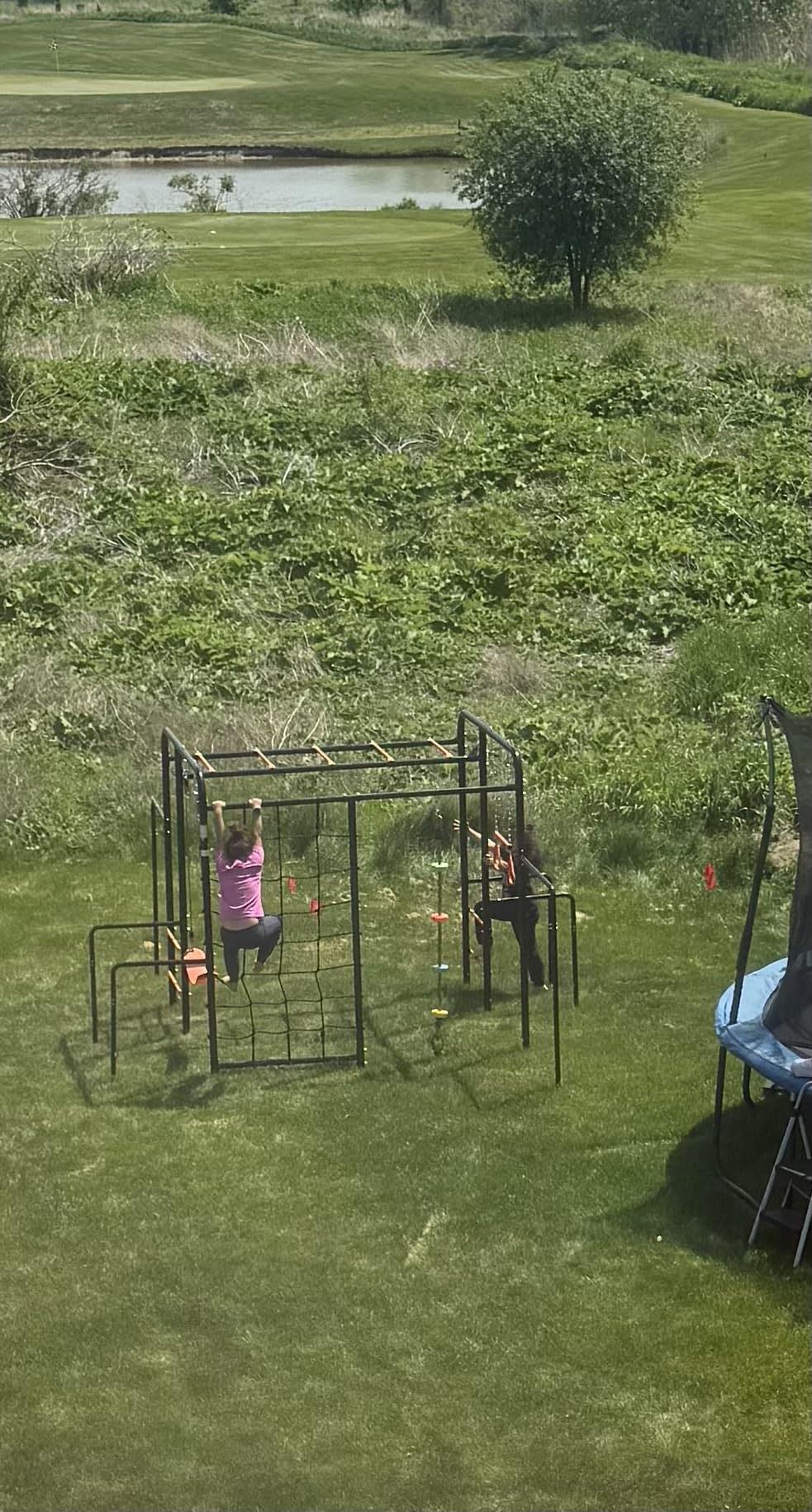 Outdoor Jungle Gym with Monkey Bars customer photo 2