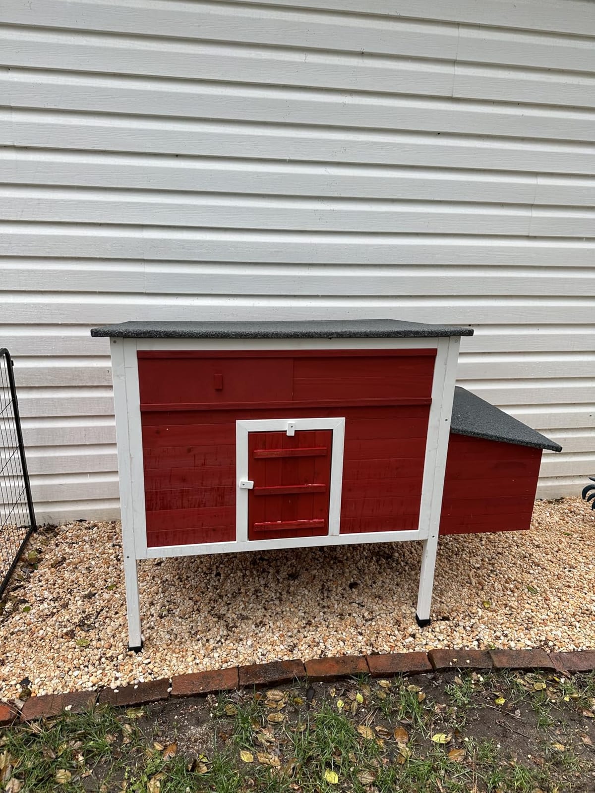 Insulated Chicken Coop Poultry Cage Asphalt Roof Ventilated Windows | Easy Clean Nesting Box with Removable PVC Liner, Elevated Legs customer photo 1