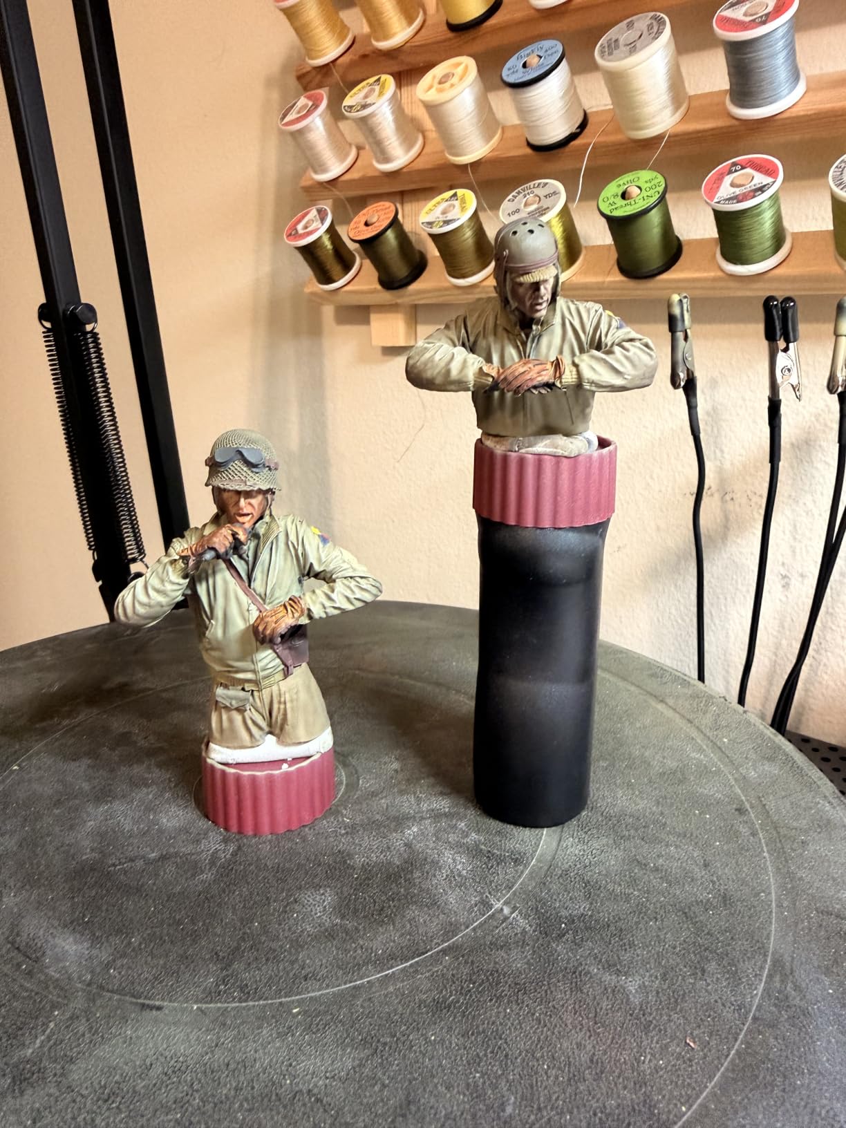 Nicpro 10 Colors WWII U.S. Model Paint Set, 20ml Ready to Use | Modeling Acrylic Paints, Brush & Airbrush, Miniature Paint for American Armour, Tank, Vehicles & Infantry Figure with Thinner customer photo 2
