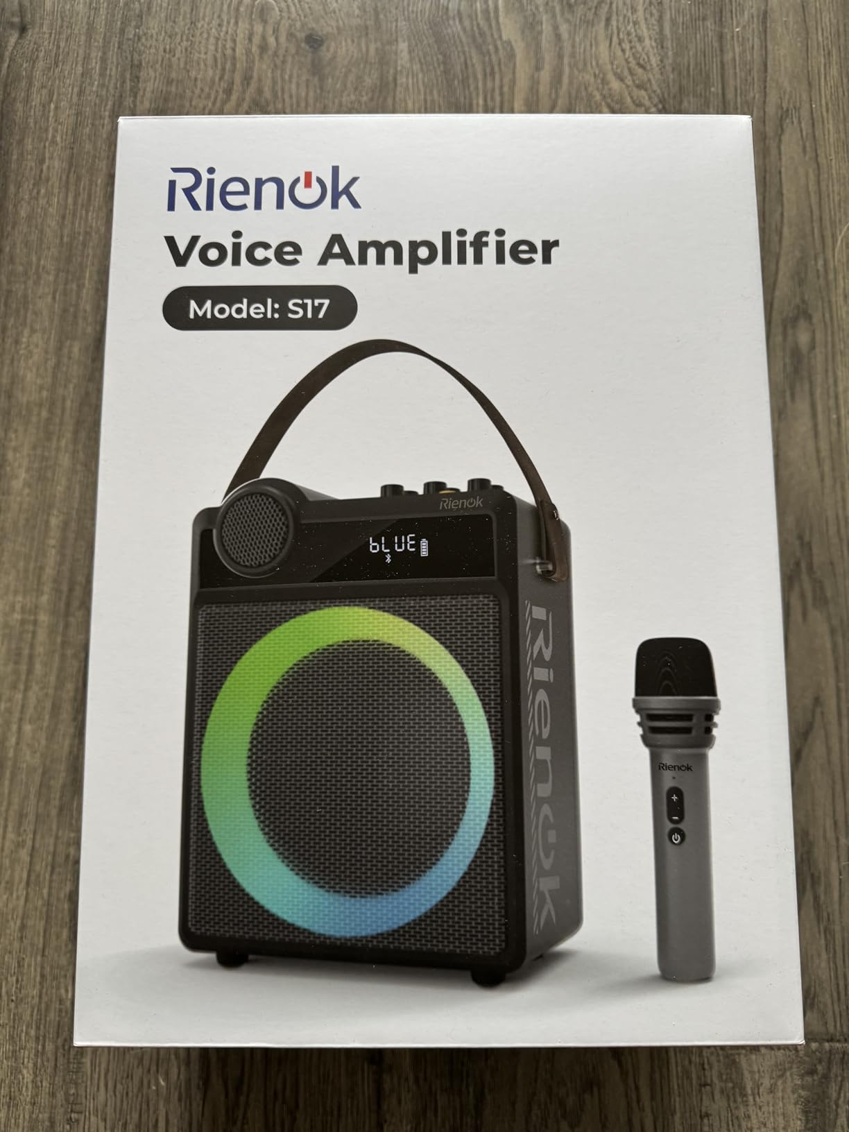 RIENOK 100W Portable Voice Amplifier with 2 Wireless Microphones S17 | Bluetooth 5.3 Big Pro Sound, Bluetooth PA System Karaoke Machine, BT/USB/TF Card/Aux/Guitar Support, Portable Speaker customer photo 1