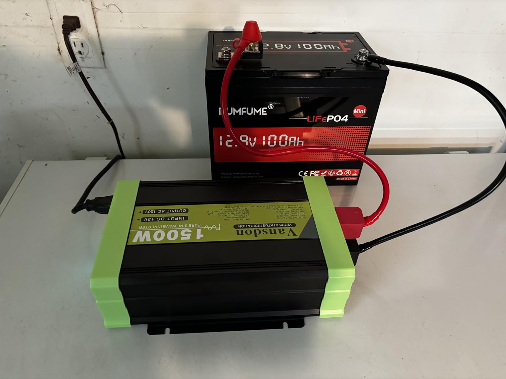 Vansdon 2000W Pure Sine Wave Inverter 12V DC to 120V AC Inverters for RV, Truck, Solar, Home, Off-Grid, Car Power Inverter with LCD Display, 3 AC Outlet, 30W USB-C, USB, Remote Control, Surge 4000W customer photo 2