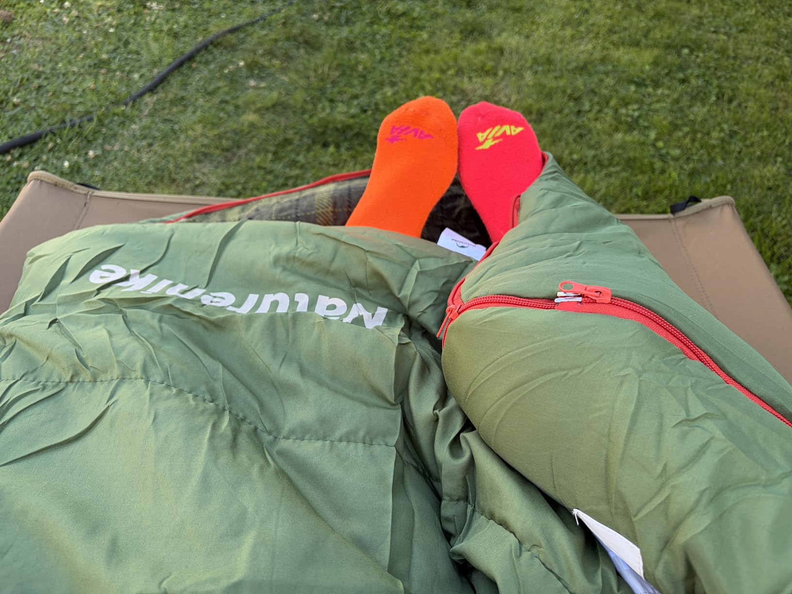 Naturehike Big & Tall Flannel Sleeping Bag for Adults, XXL Sleeping Bag for All Seasons, Machine Washable Sleeping Bags for Camping Hiking Hunting, Compression Sack Included customer photo 1