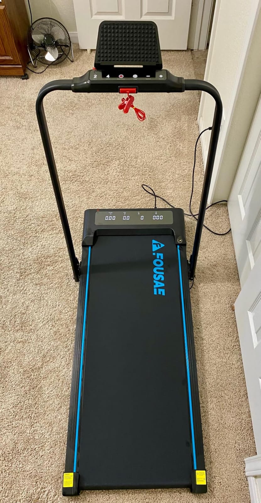 Treadmills for Home, App Compatible, 5 in 1 7.5MPH Foldable Treadmill with 10% Incline, 3.0HP Brushless Drive, 12 HIIT Programs, Full Screen LED Display, Remote Control, 400 LBS Weight Capacity customer photo 2