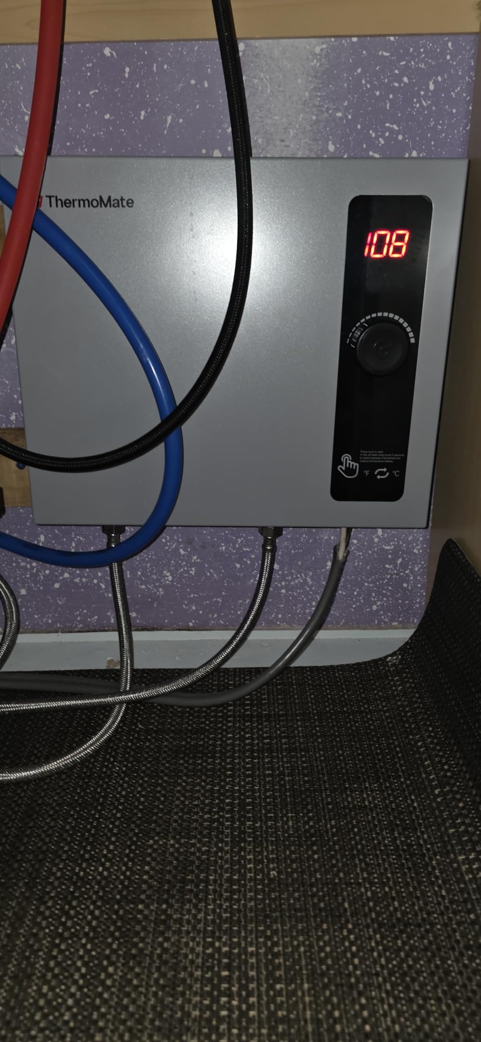 36kW Tankless Water Heater Electric, ThermoMate On Demand Instant Hot Water Heater 240 Volt, Max 8.0 GPM Self-Modulating for Whole House, ETL Certified for Residential Indoor Shower customer photo 2
