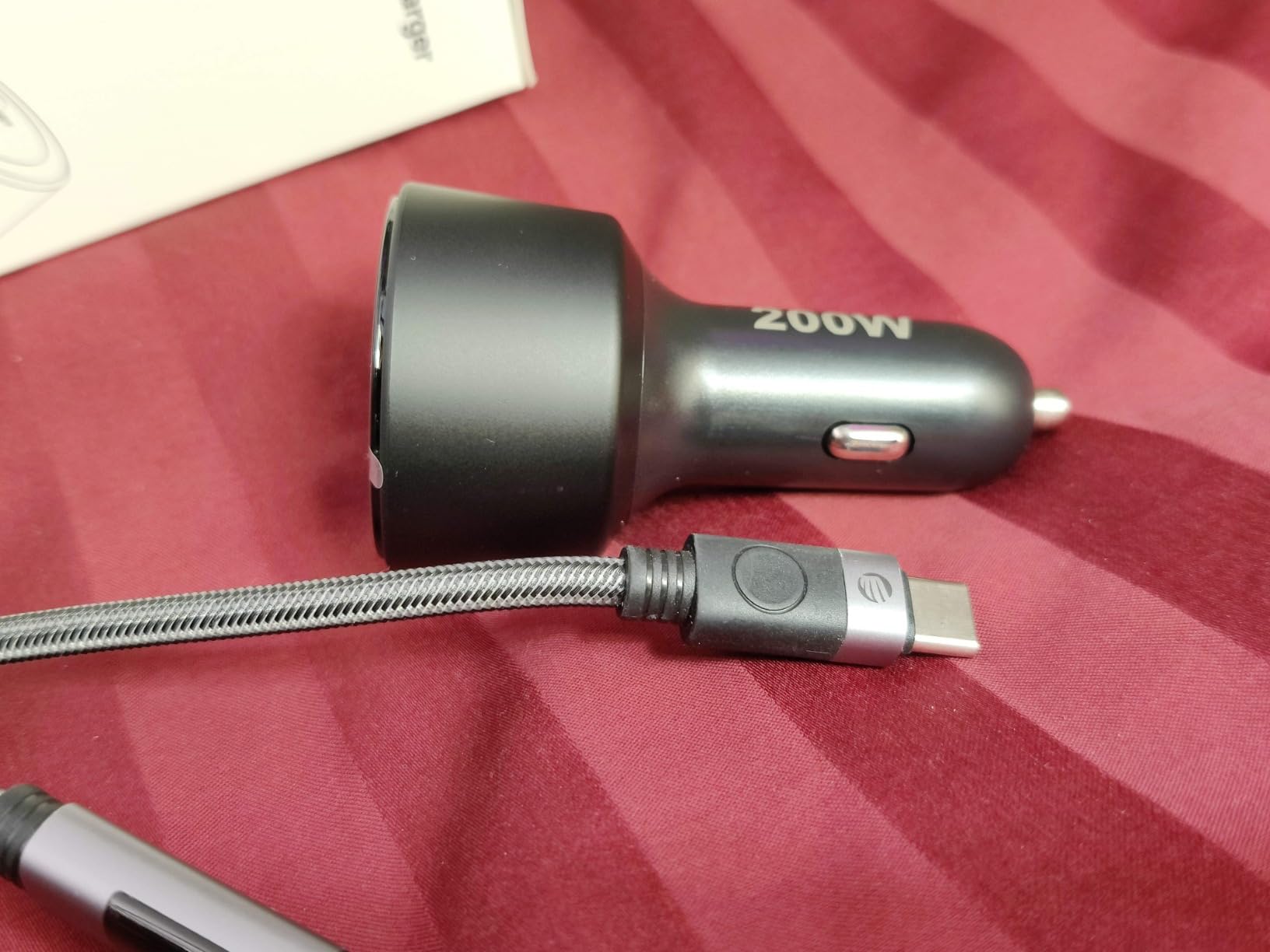 320W USB C Car Charger, 6 Ports Type C Car Charger | PD3.0/QC4.0/PPS Super Fast Charging for iPhone 17/16/15 Series, Galaxy S25/S24/23, iPad, MacBook Pro/Air, Laptop (Black) customer photo 1