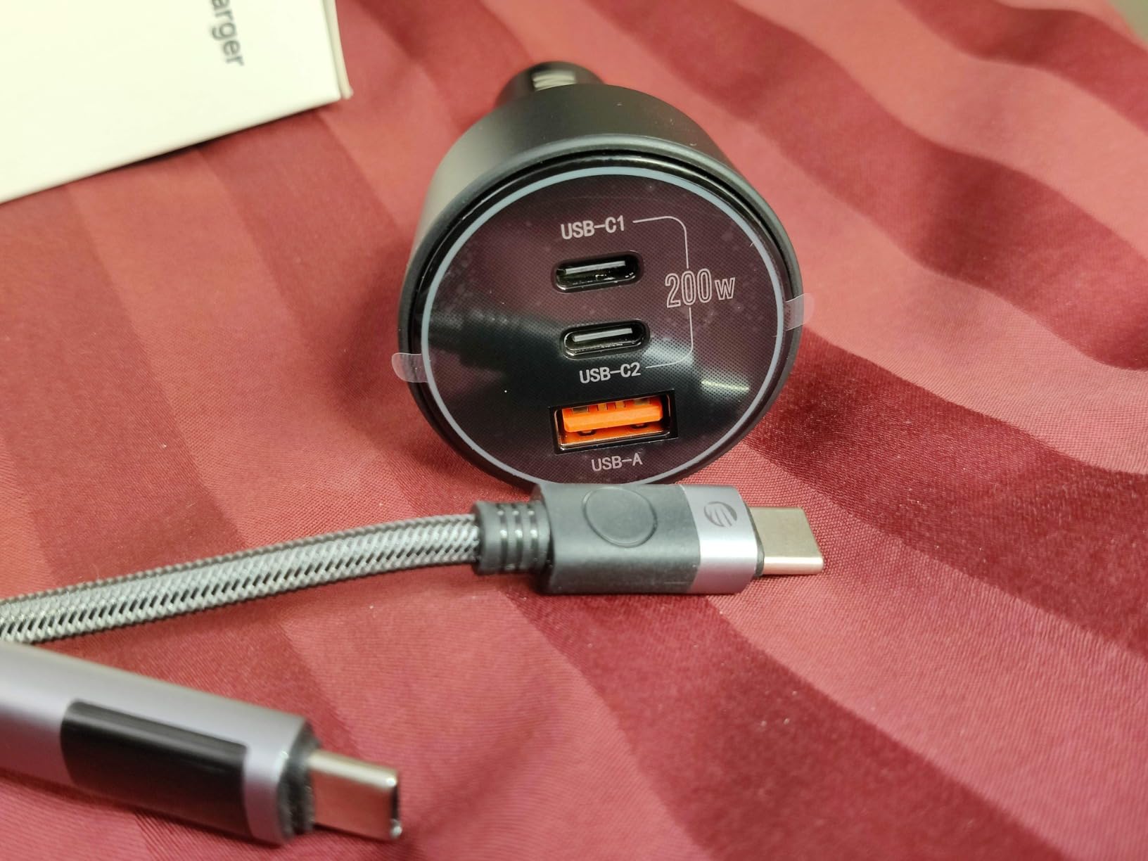320W USB C Car Charger, 6 Ports Type C Car Charger | PD3.0/QC4.0/PPS Super Fast Charging for iPhone 17/16/15 Series, Galaxy S25/S24/23, iPad, MacBook Pro/Air, Laptop (Black) customer photo 2