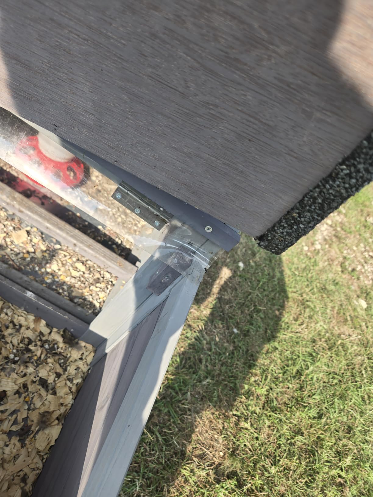 Aivituvin Chicken Coop Hen House, Large Outdoor Wooden Poultry Cage with Ramps, Run, Nesting Box, Removable Tray, Weather-Proof Chicken Cage (Grey, AIR31) customer photo 1
