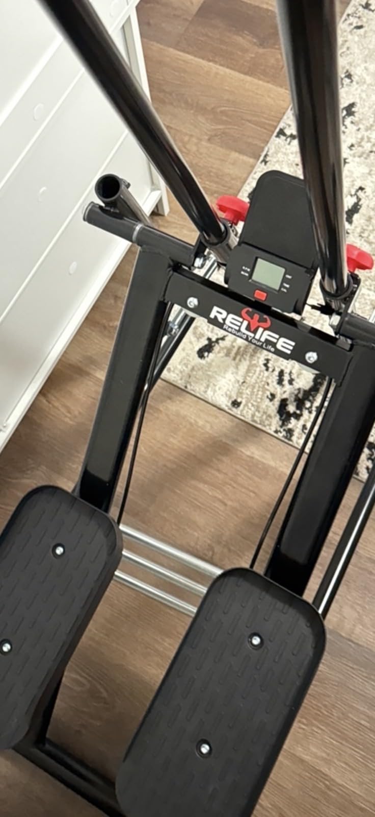 RELIFE REBUILD YOUR LIFE Stair Stepper for Home Exercise, New Version Stair Climber with Adjustable Resistance, Vertical Climber Cardio Exercise Machine for Full Body Workout, Extended Step Range customer photo 1