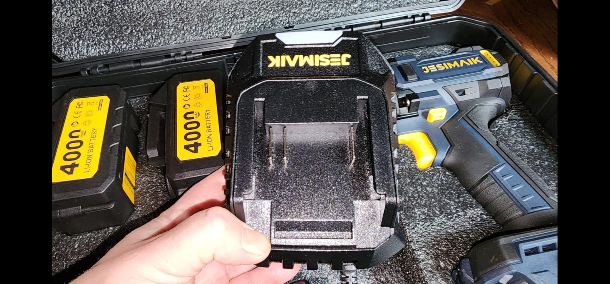 JESIMAIK Cordless Impact Wrench, 1475Ft-lbs (2000N.m) 1/2