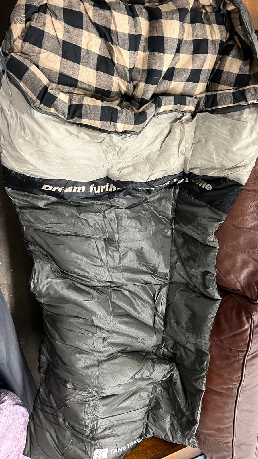 Cotton Flannel XXL Winter Sleeping Bags for Adults Big and Tall, Cold Weather 90x39 Inch Camping Sleep Bag, Waterproof Machine Washable 4 Season Outdoor Camping Gear, 2-Way Zipper customer photo 2